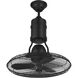 Bellows III 18 inch Flat Black Indoor/Outdoor Fan