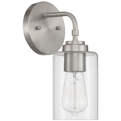 Stowe 1 Light 5 inch Brushed Polished Nickel Wall Sconce Wall Light