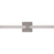 Linear LED 24 inch Brushed Polished Nickel Vanity Light Wall Light