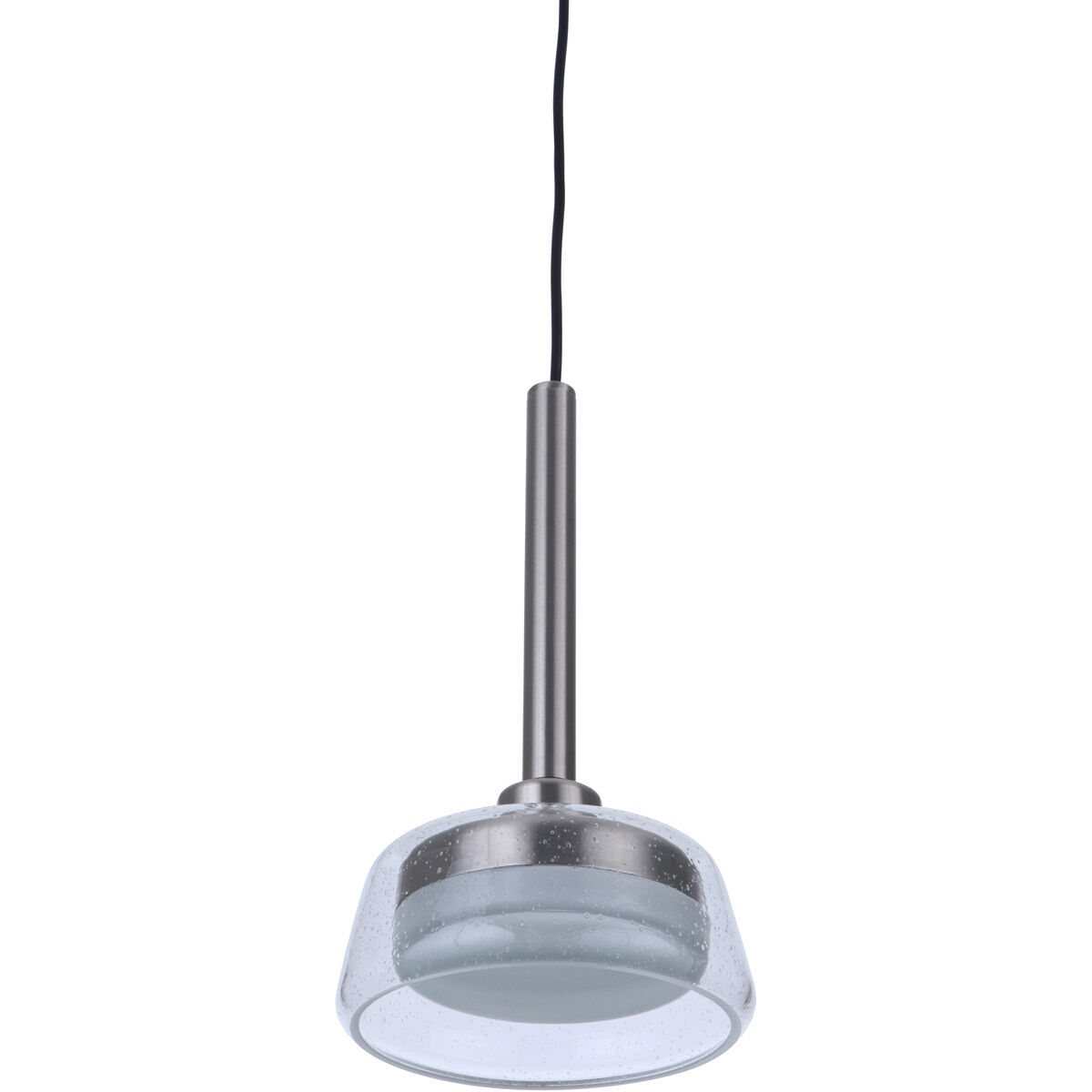 Centric LED 7 inch Brushed Polished Nickel Pendant Ceiling Light