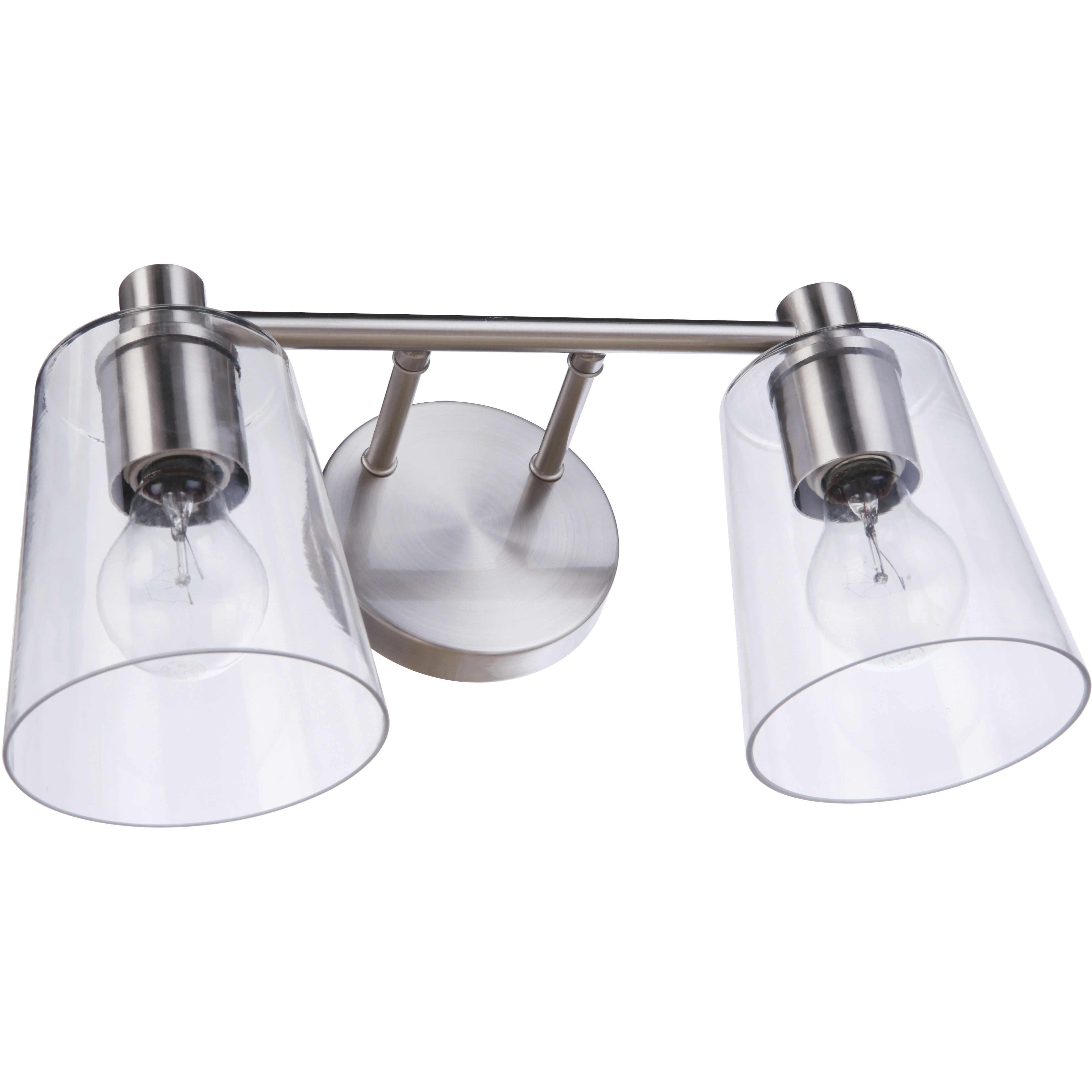 Emilio 2 Light 15 inch Brushed Polished Nickel Vanity Light Wall Light