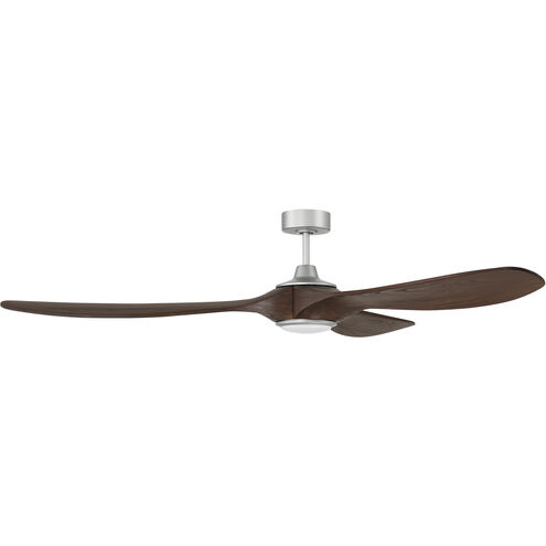 Envy 72 inch Painted Nickel Ceiling Fan