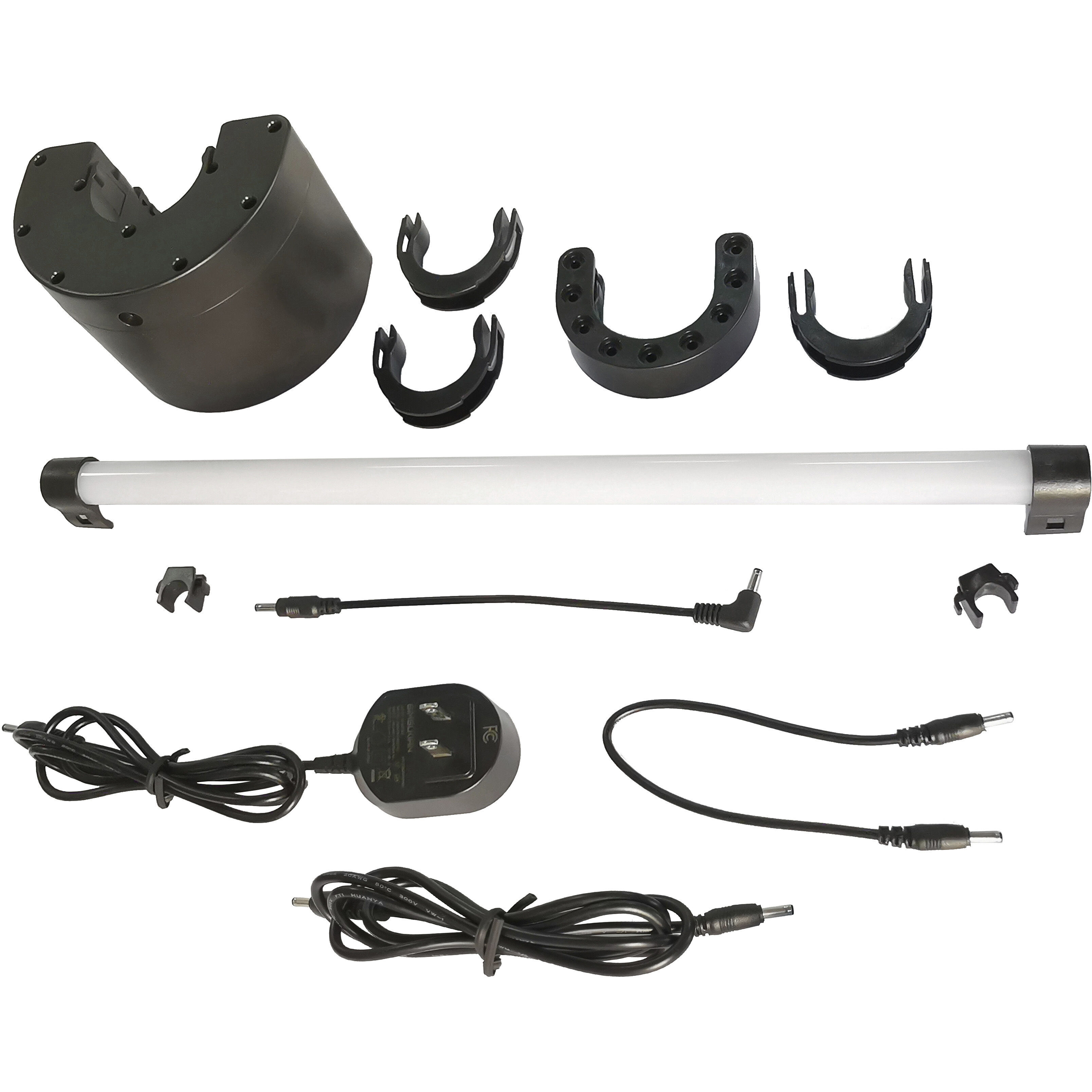 Bejamin 1.34 inch 6 watt Flat Black Umbrella Light Set