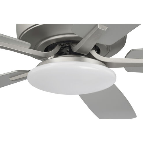 Pro Plus 112 52 inch Brushed Satin Nickel with Brushed Nickel/Greywood Blades Contractor Ceiling Fan, Slim