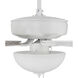 Pro Plus 211 52 inch White with White/Washed Oak Blades Contractor Ceiling Fan in White/Whitewashed Oak