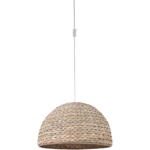 Grass Shade 1 Light 22 inch Natural Swag Pendant Ceiling Light