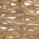 Natural 1 Light 17 inch Natural Pendant Ceiling Light, Orb