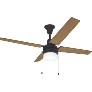 Connery 48 inch Aged Bronze Brushed with Golden Maple/Mahogany Blades Ceiling Fan
