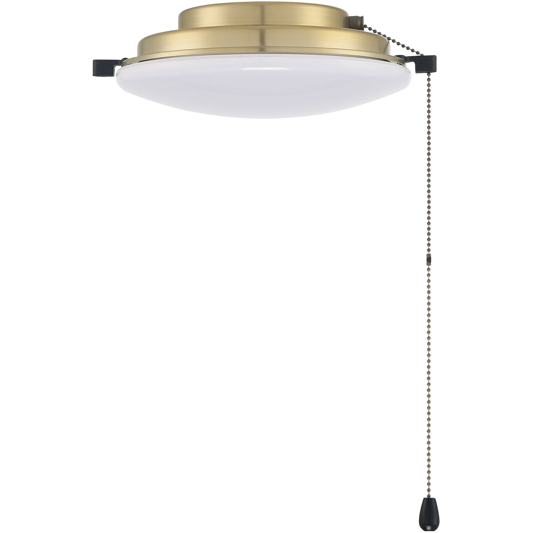 Universal LED Satin Brass Fan Light Kit