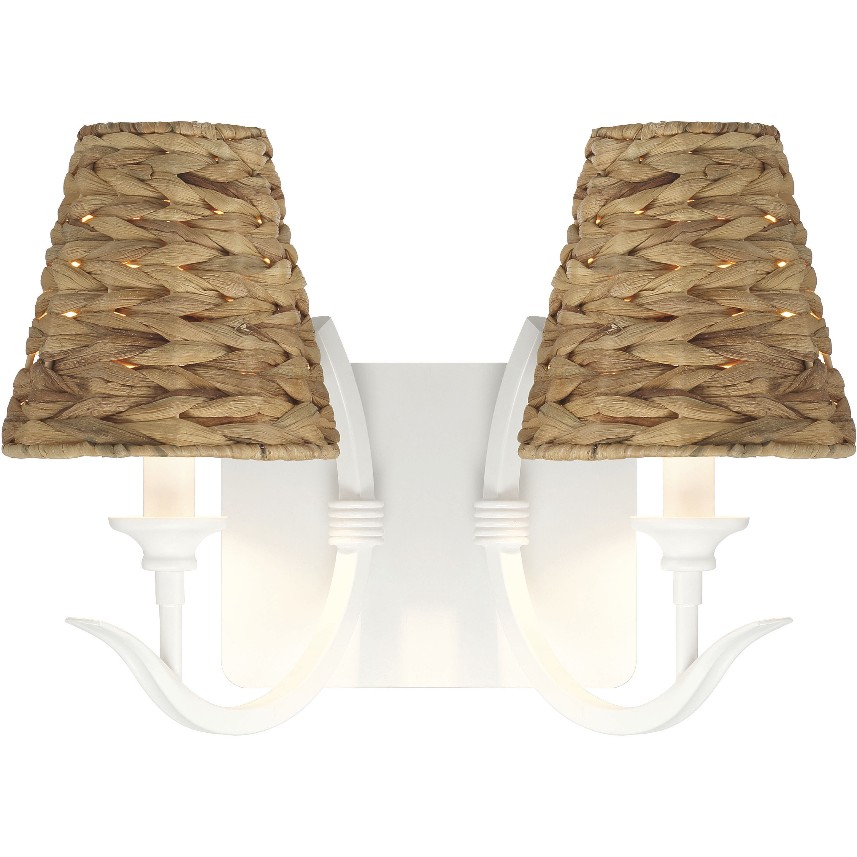 Kokomo 2 Light 14.13 inch Matte White Wall Sconce Wall Light