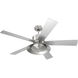 Topper 52 inch Brushed Polished Nickel with Brushed Nickel Blades Fan