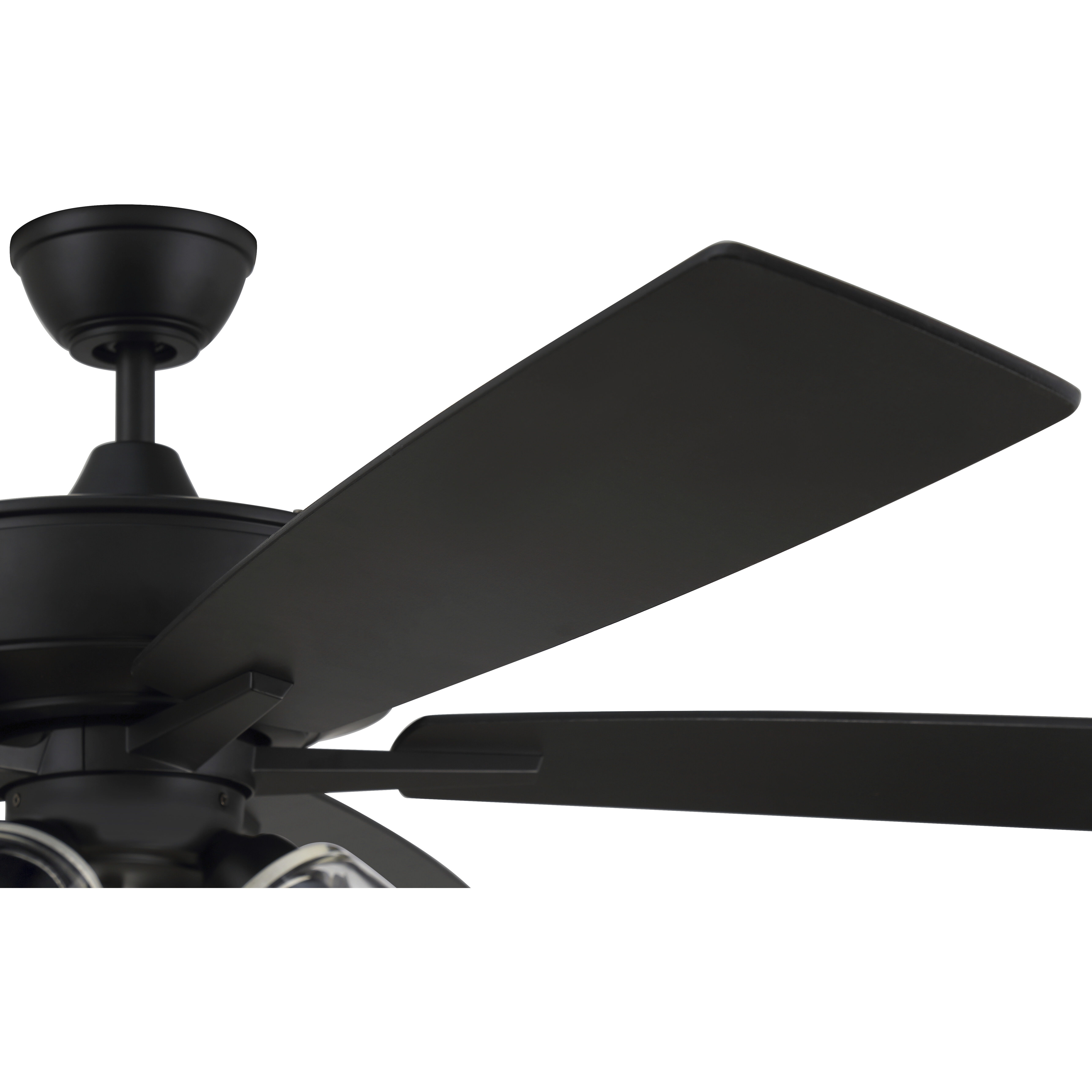●SELFMADE Craftmade S104FB5-60FBGW Super Pro 104 60 inch Flat Black