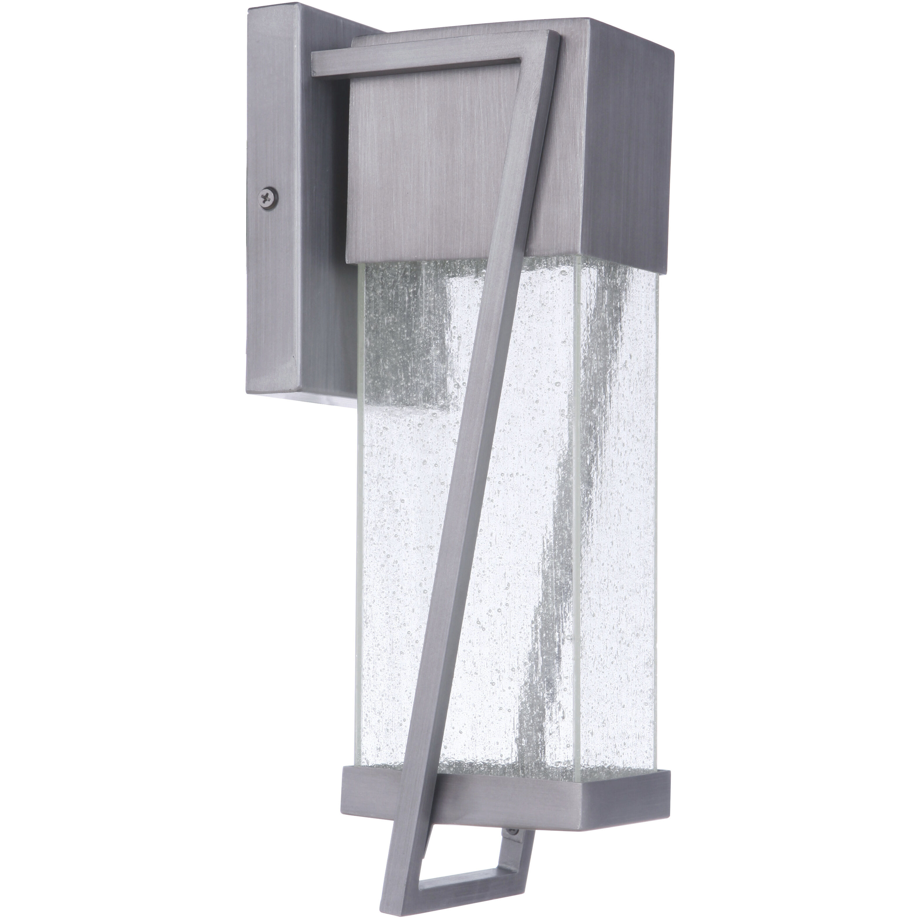 Bryce LED 14 inch Brushed Titanium Outdoor Wall Lantern