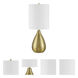 Leri 28.8 inch Satin Brass Table Lamp Portable Light