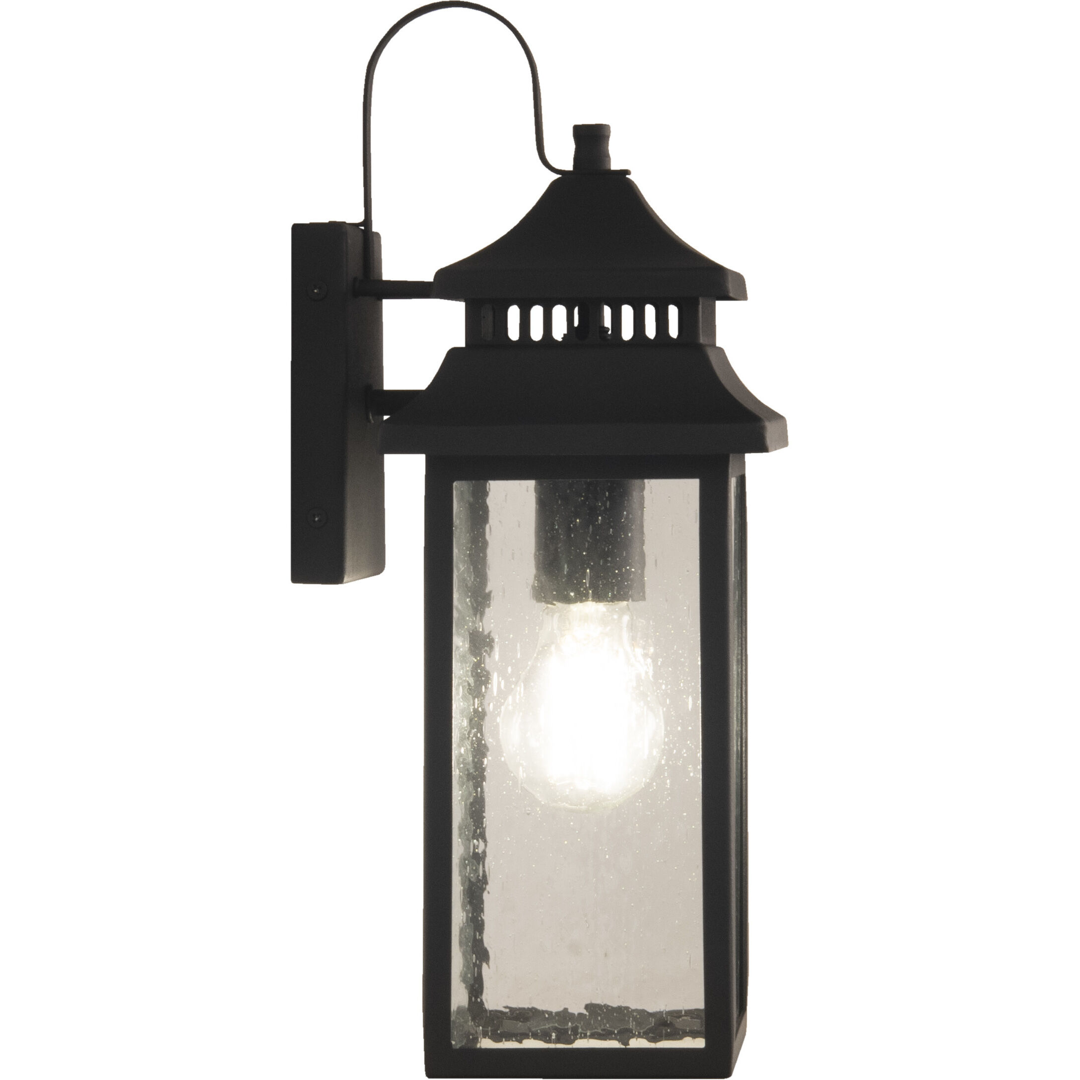 Crossbend 1 Light 15 inch Textured Black Outdoor Wall Mount in Textured Matte Black 