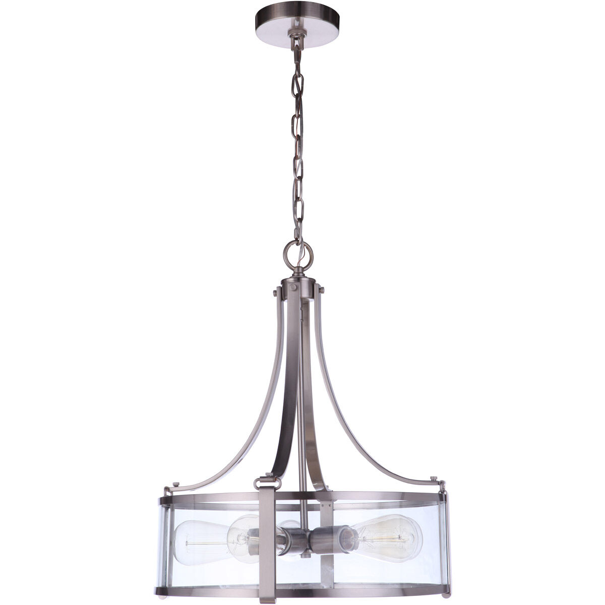 Elliot 5 Light 16 inch Brushed Polished Nickel Pendant Ceiling Light