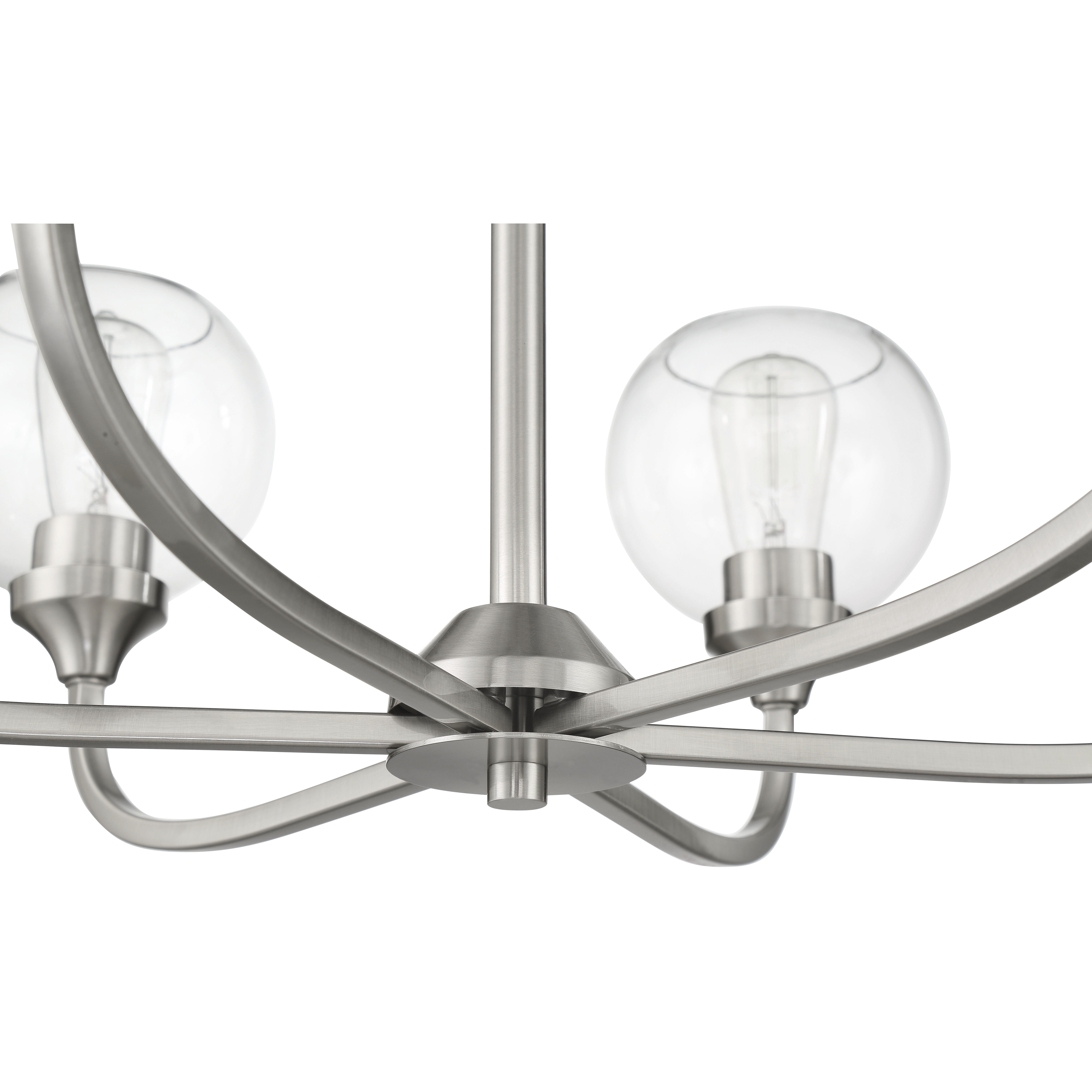 Glenda 9 Light 29.5 inch Brushed Polished Nickel Chandelier Ceiling Light