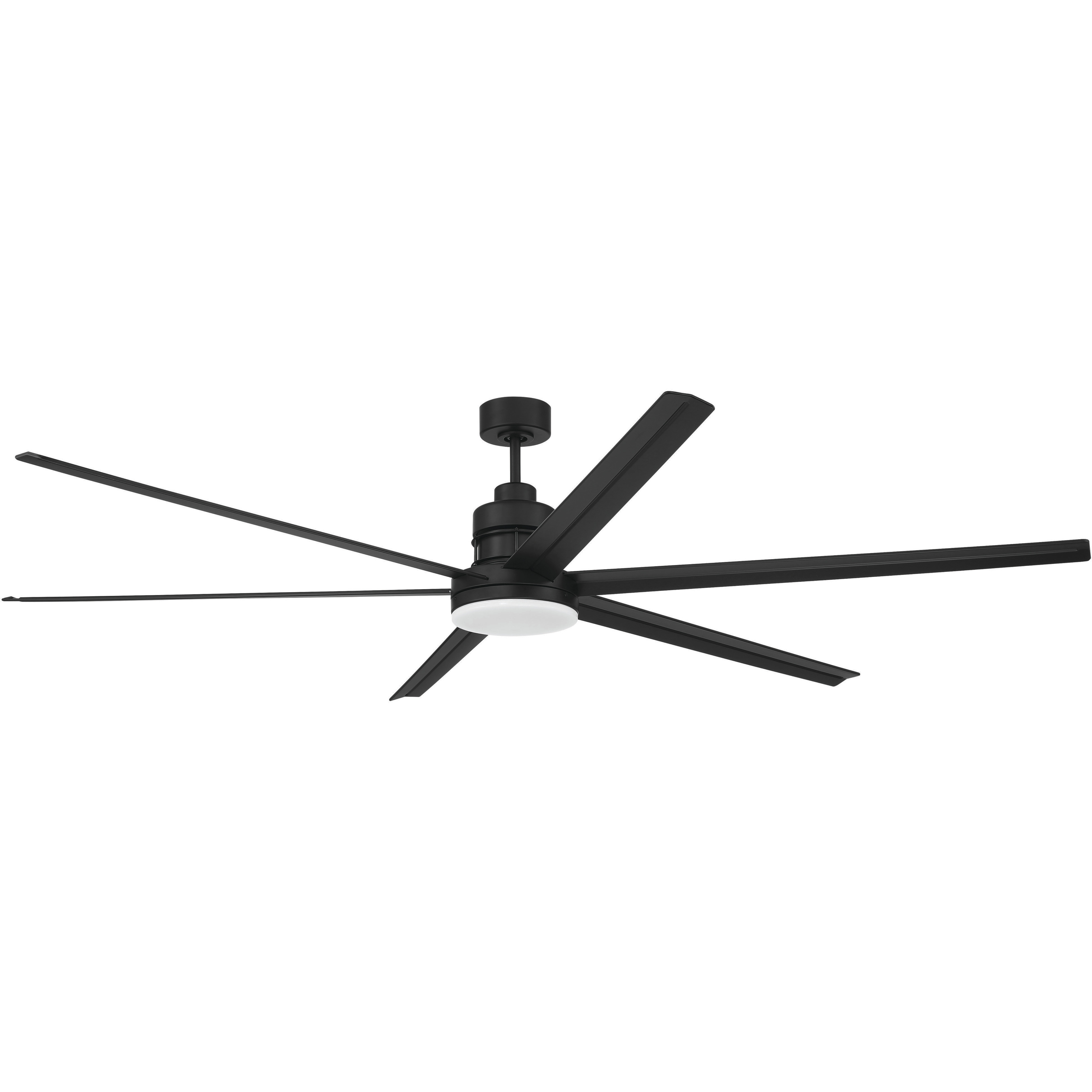 Craftmade MND80FB6 Mondo 80 inch Flat Black Ceiling Fan (Blades