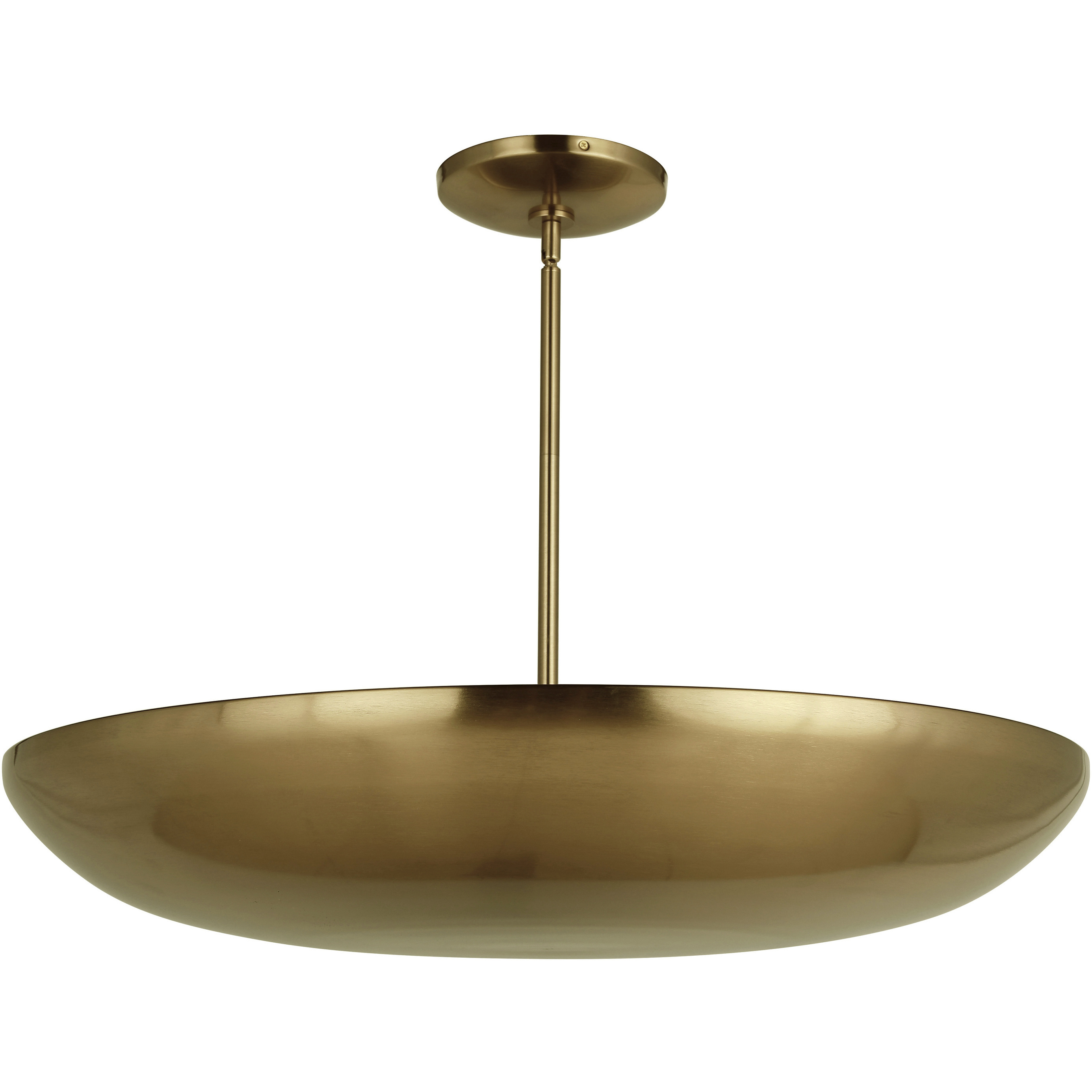 Isabel 5 Light 32 inch Satin Brass Convertible Semi-Flush Ceiling Light