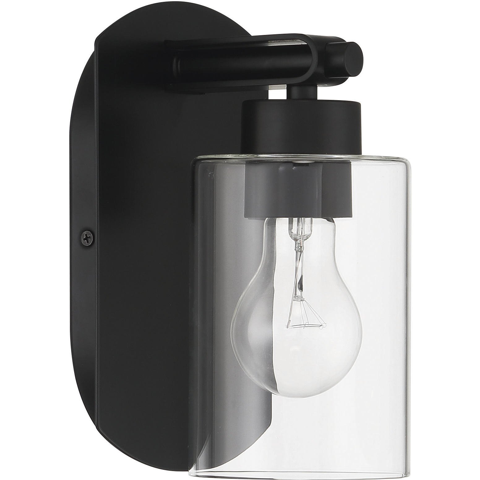 Hendrix 1 Light 5.25 inch Flat Black Wall Sconce Wall Light