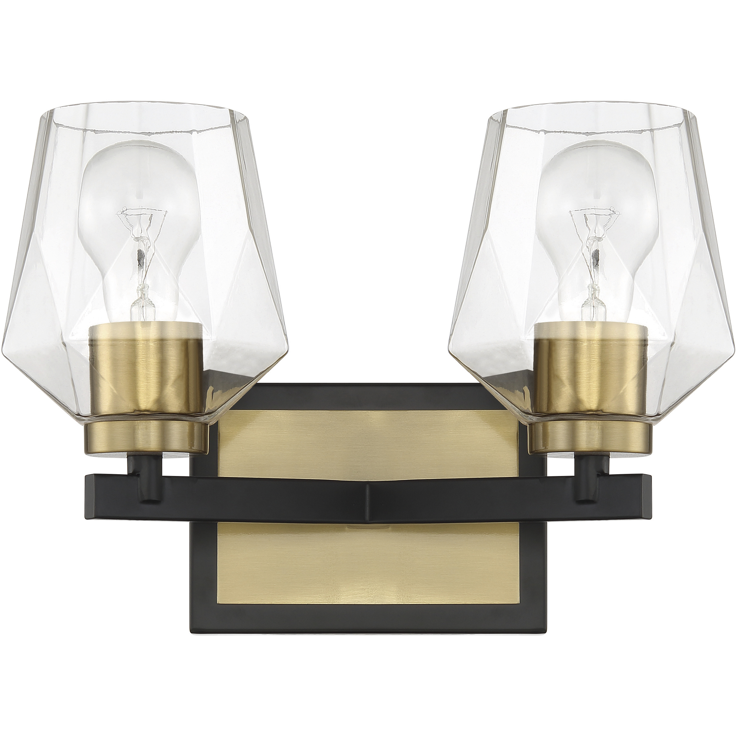 Black brass vanity light hot sale