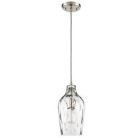 Neighborhood 1 Light 6.63 inch Brushed Polished Nickel Mini