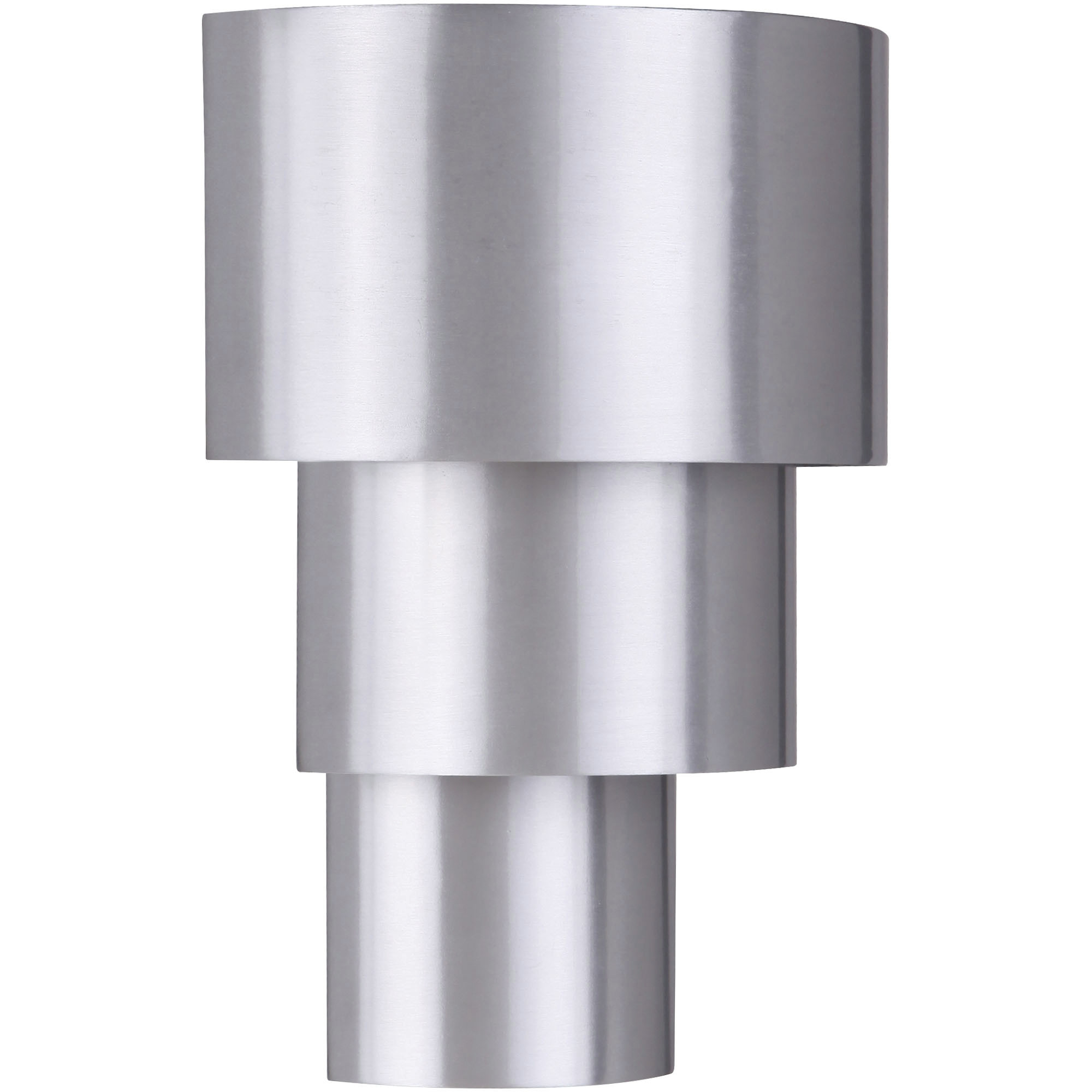 Midtown LED 11 inch Satin Aluminum Outdoor Wall Sconce, Large