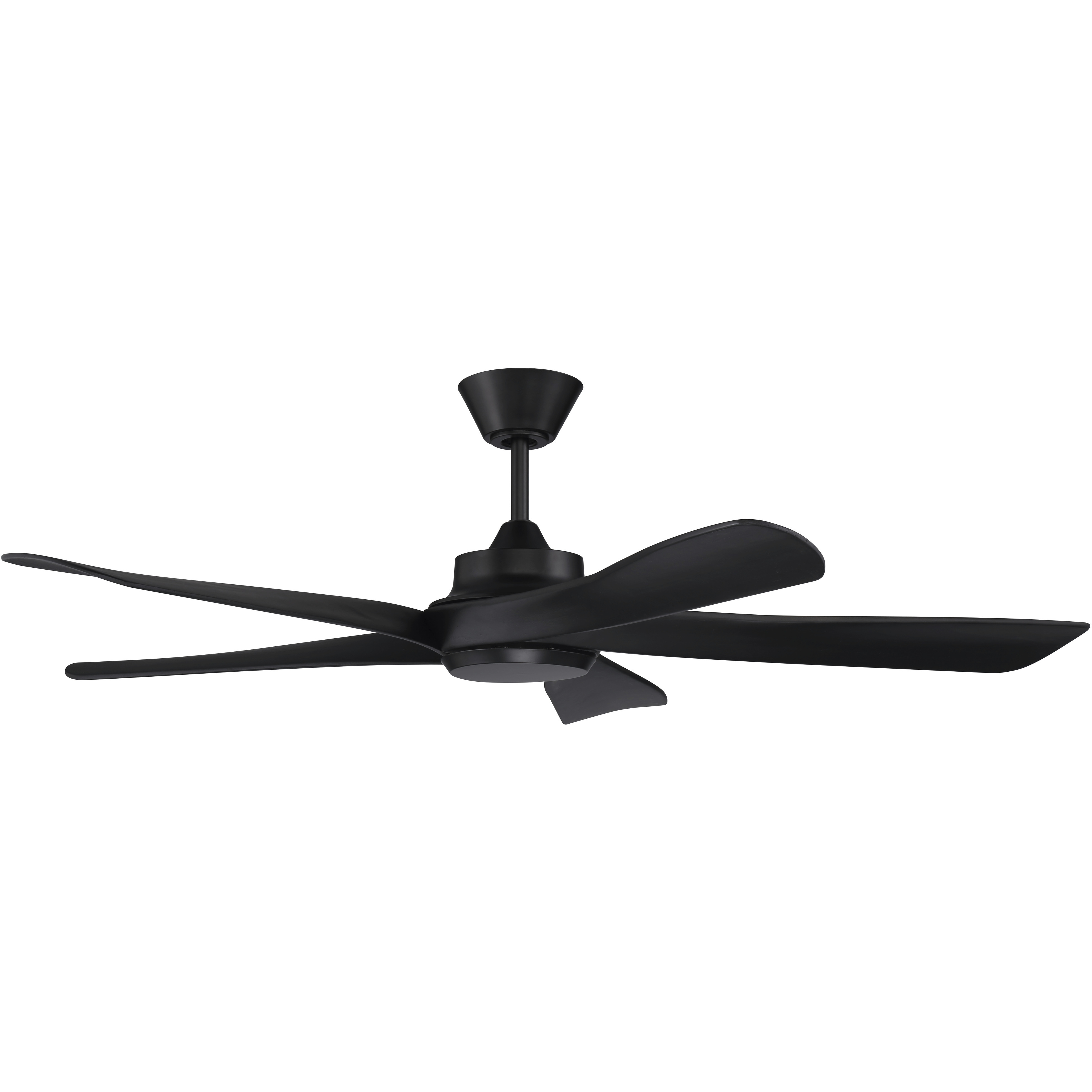 Craftmade CPT52FB5 Captivate 52 inch Flat Black with Flat Black