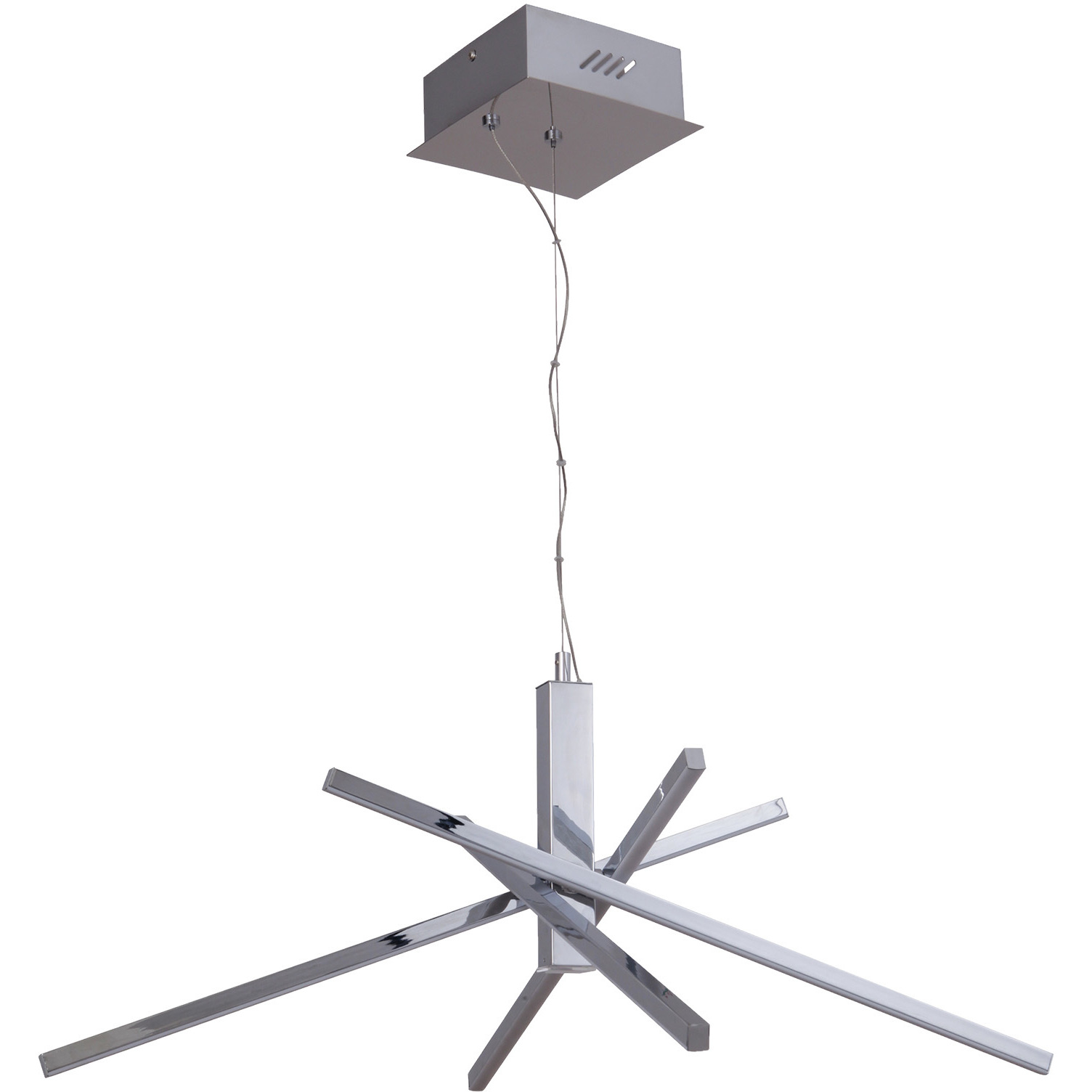 Pinnacle LED 28 inch Chrome Chandelier Ceiling Light