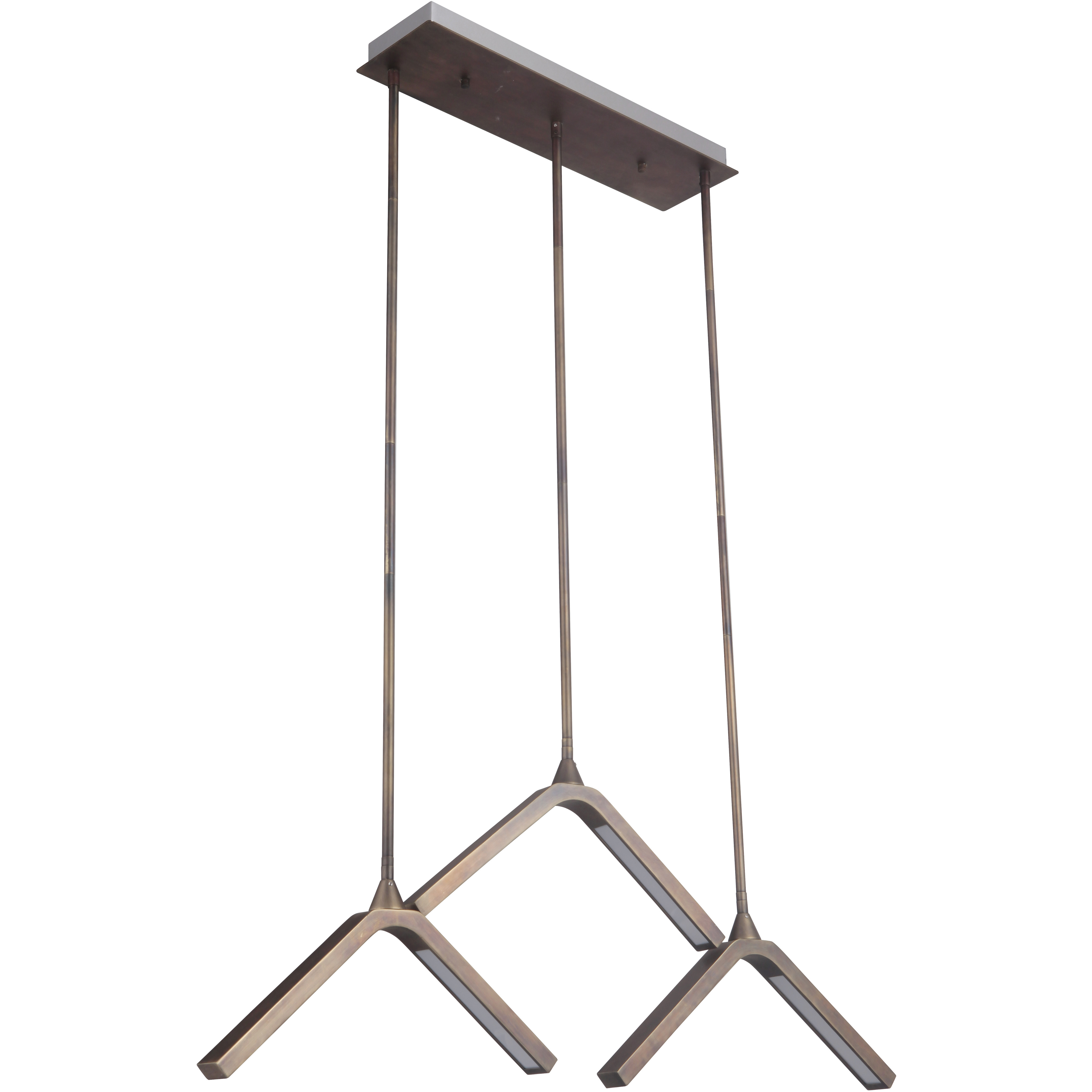 Bejamin LED 5.5 inch Patina Aged Brass Mini Pendant Ceiling Light