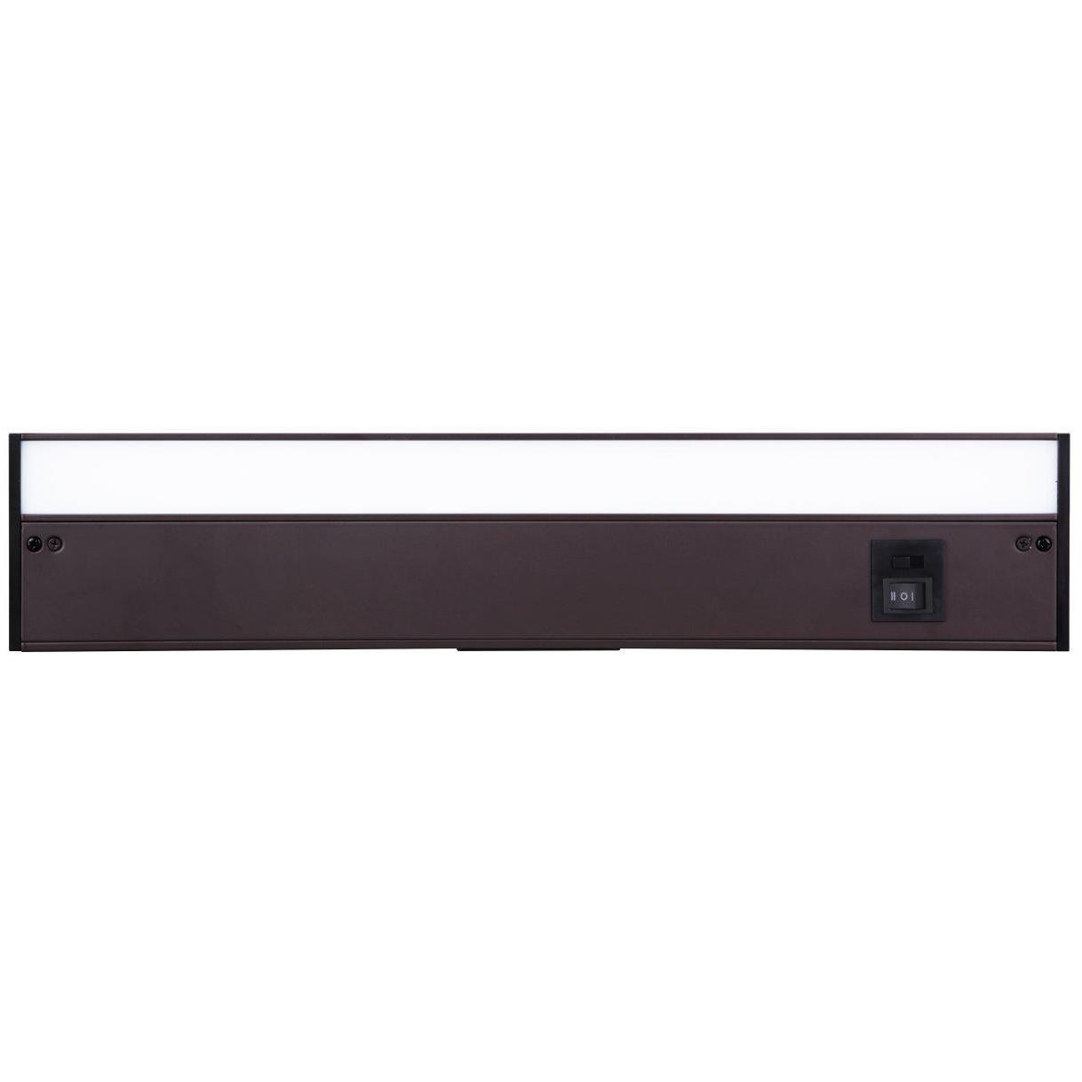 3-in-1 120/60 LED 18 inch Bronze Undercabinet Light Bar