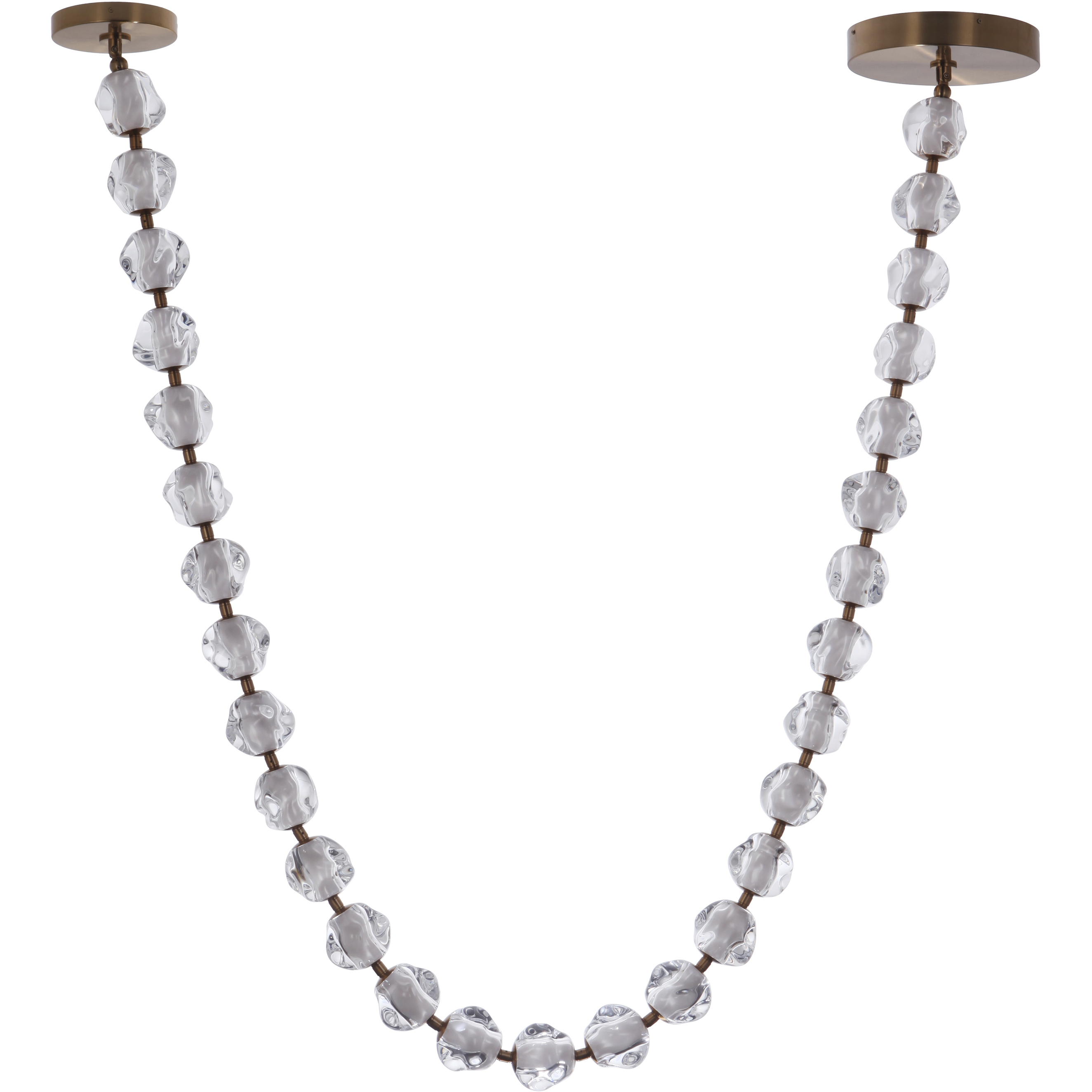 Jackie LED 12.6 inch Satin Brass Pendant Ceiling Light