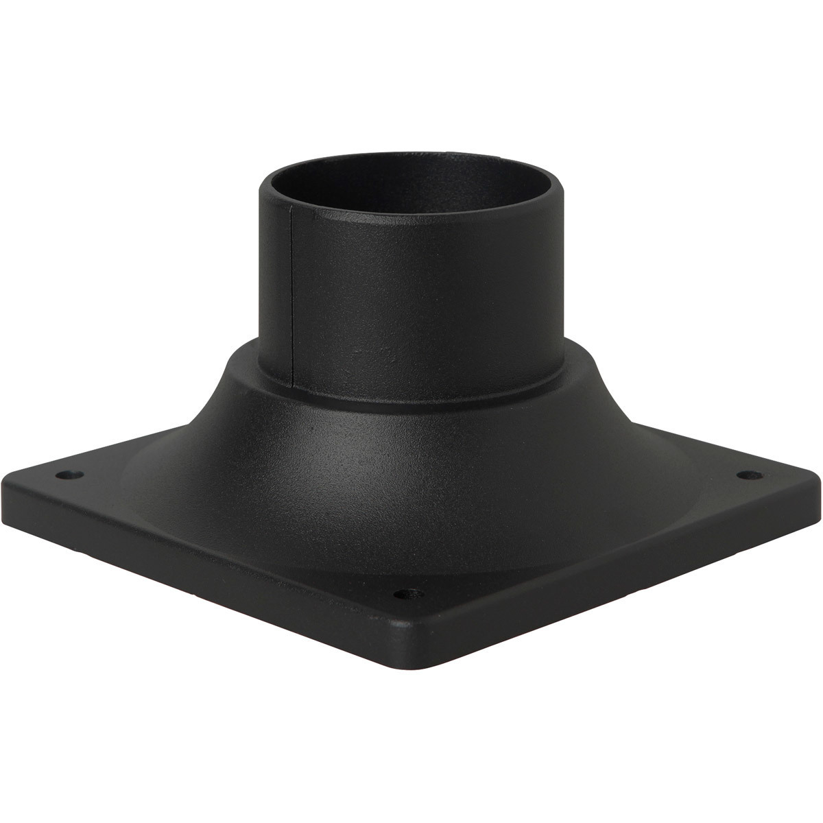 Bejamin 3 inch Textured Black Outdoor Post Head Adapter