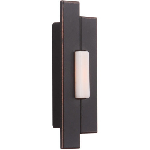 Asymmetrical Antique Bronze Push Button