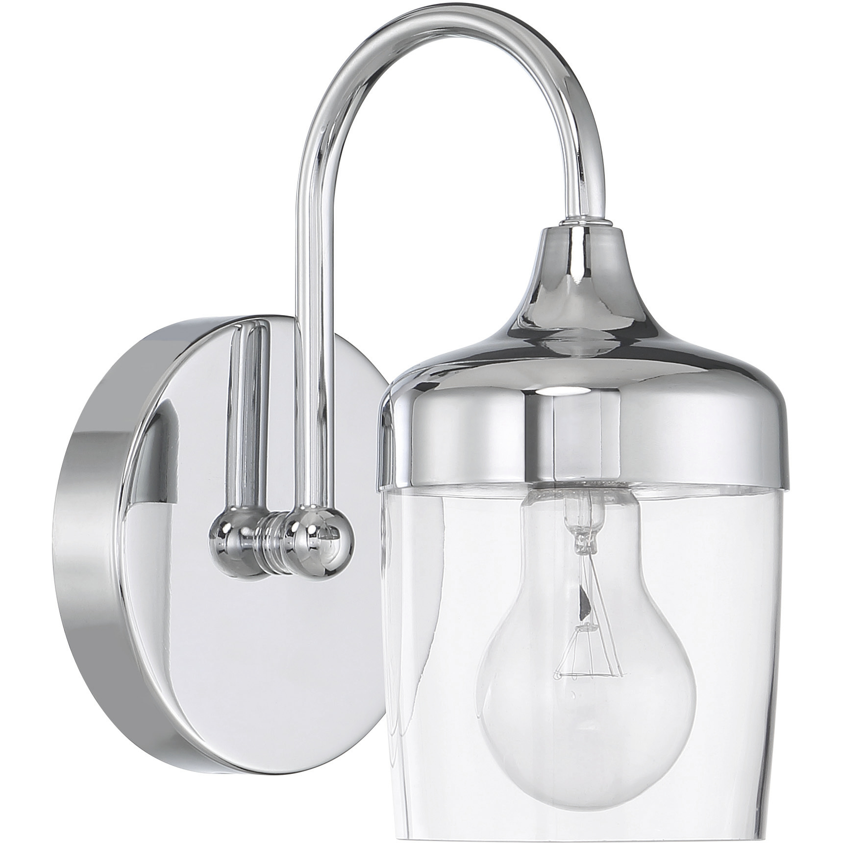 Wrenn 1 Light 5 inch Chrome Wall Sconce Wall Light