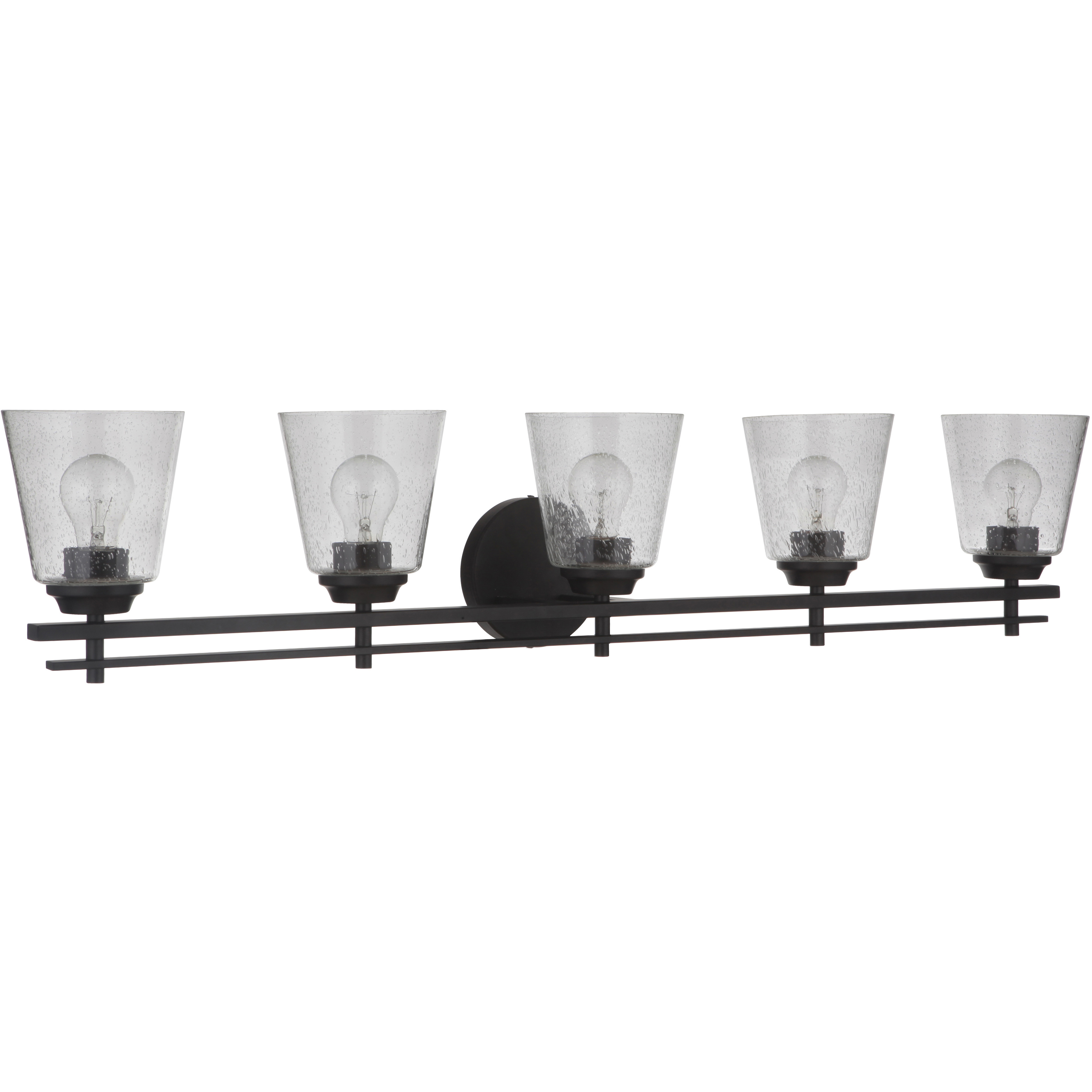 Craftmade 19642FB5 Neighborhood Drake 5 Light 42 inch Flat Black