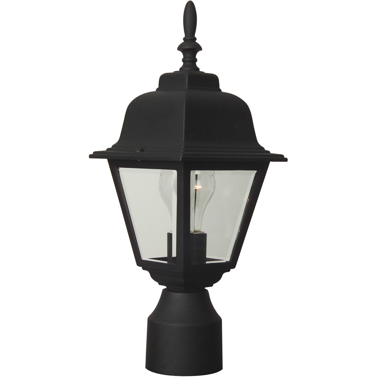 Craftmade Z175 TB Coach Lights 1 Light 16 inch Textured Black Outdoor Post Mount in Textured Matte Black Small