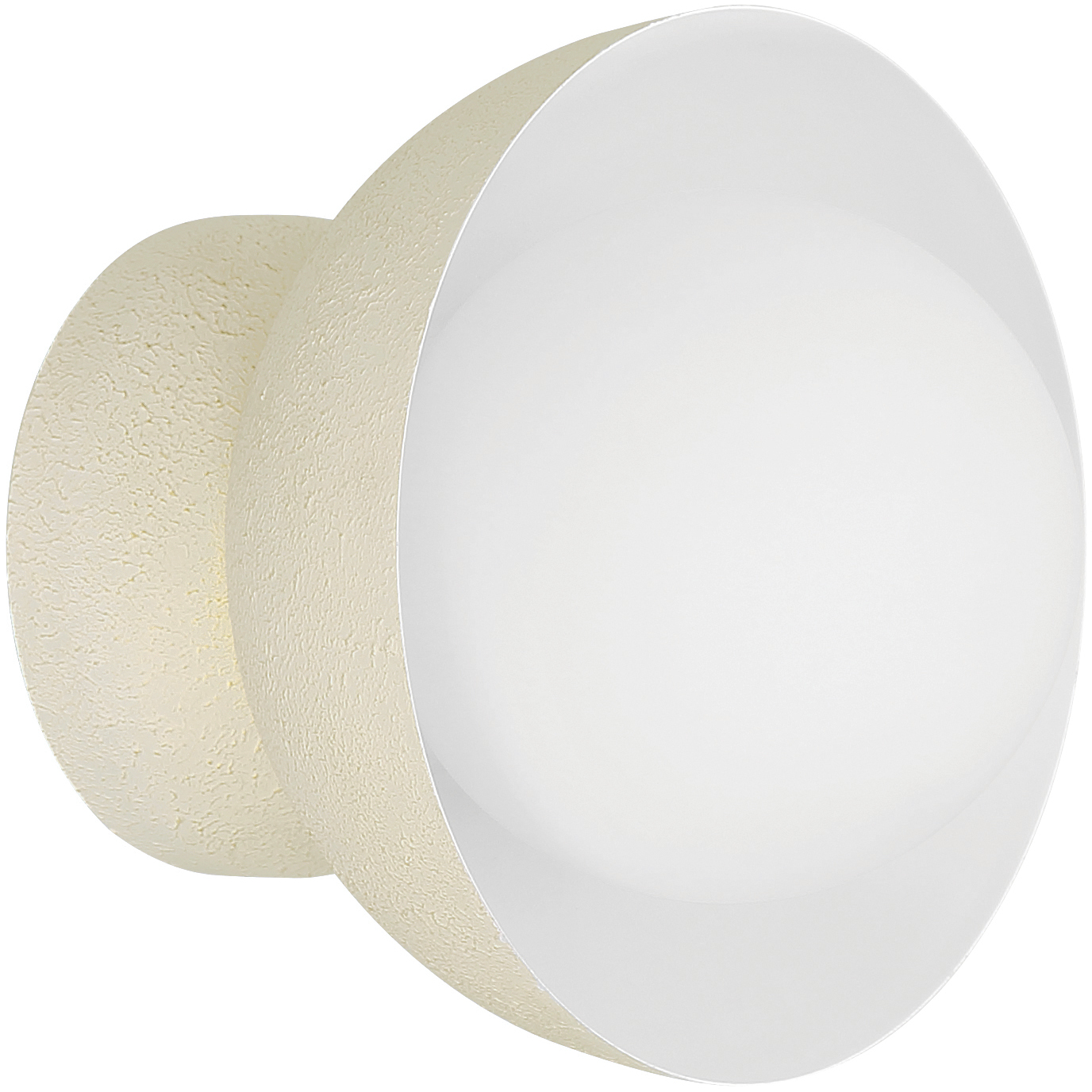 Ventura Dome 1 Light 7.63 inch Cottage White Wall Sconce Wall Light