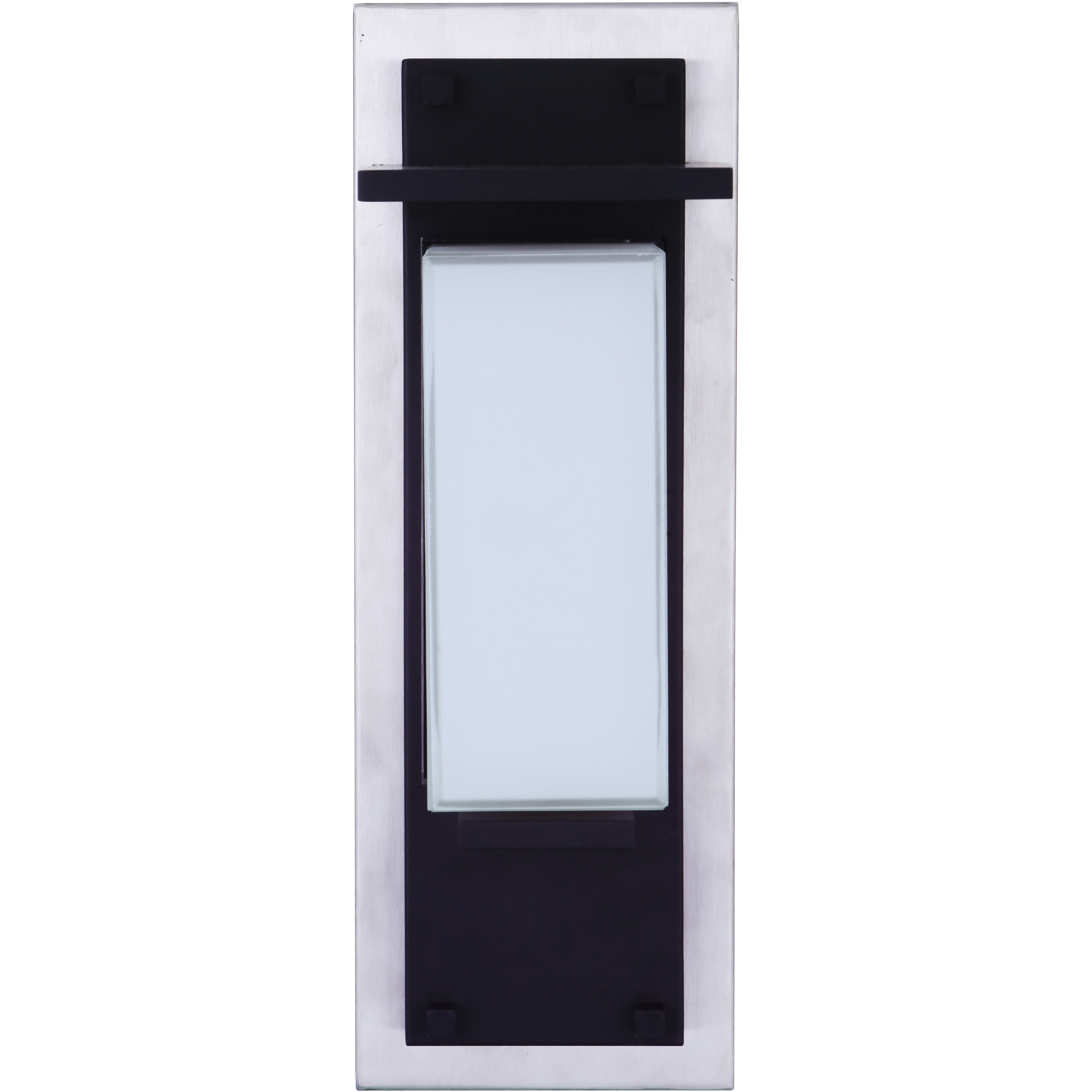Heights 1 Light 15 inch Stainless Steel/Midnight Outdoor Wall Mount
