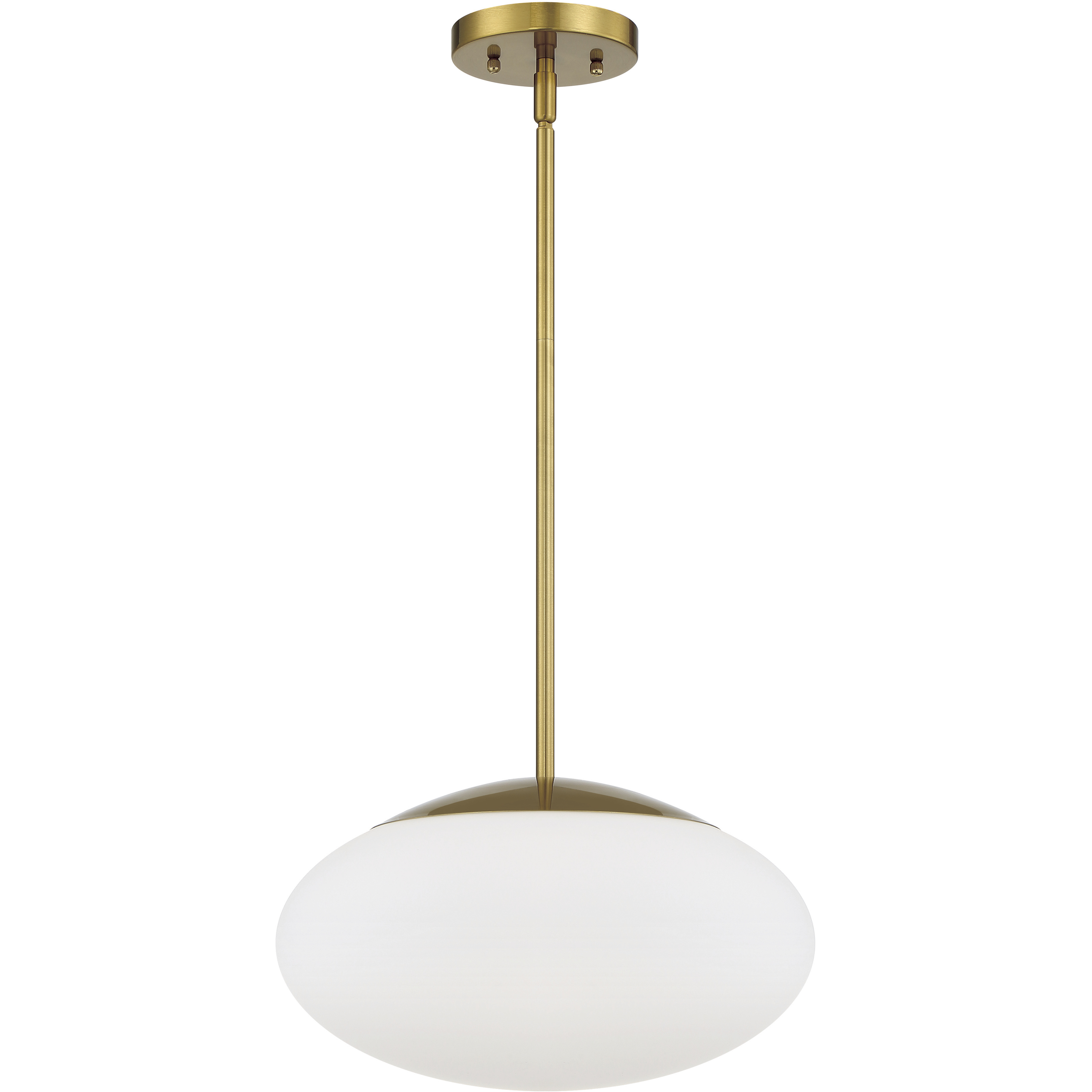 Craftmade 56894-SB-WG Gaze 1 Light 14 inch Satin Brass Pendant