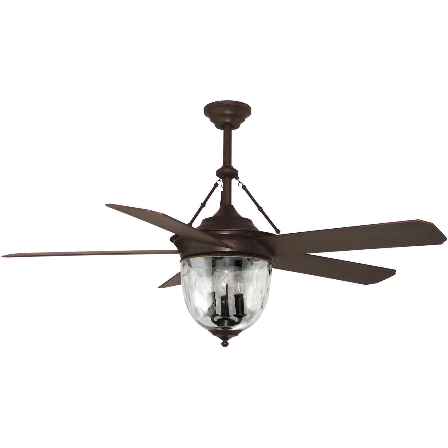 Aged Bronze Abs Blades Outdoor Ceiling Fan