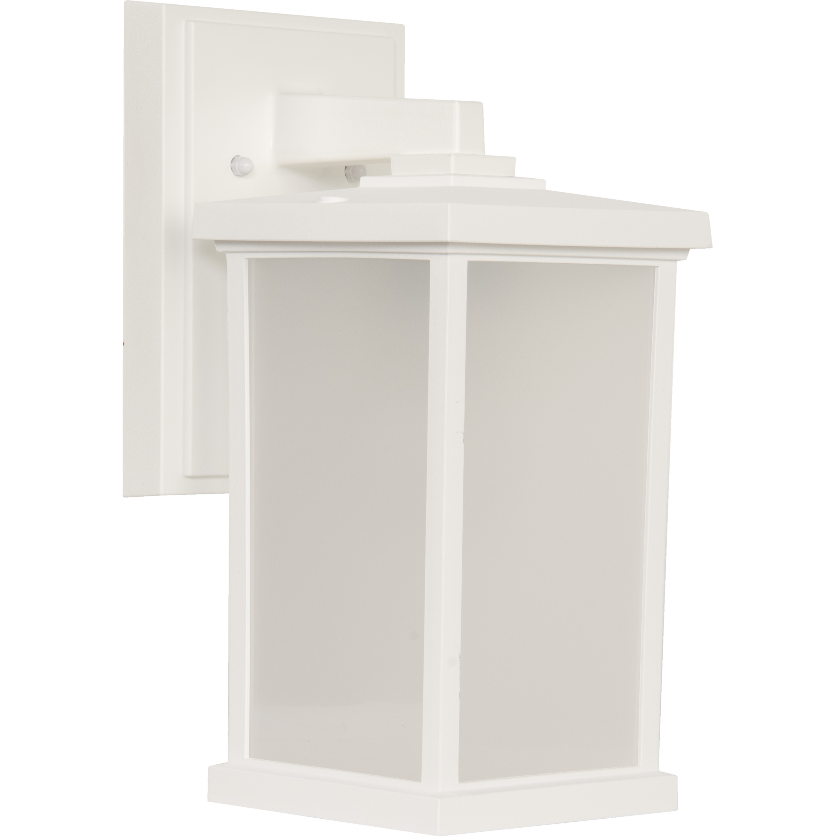 Resilience Lanterns 1 Light 14 inch Textured White Outdoor Wall Lantern in Frosted