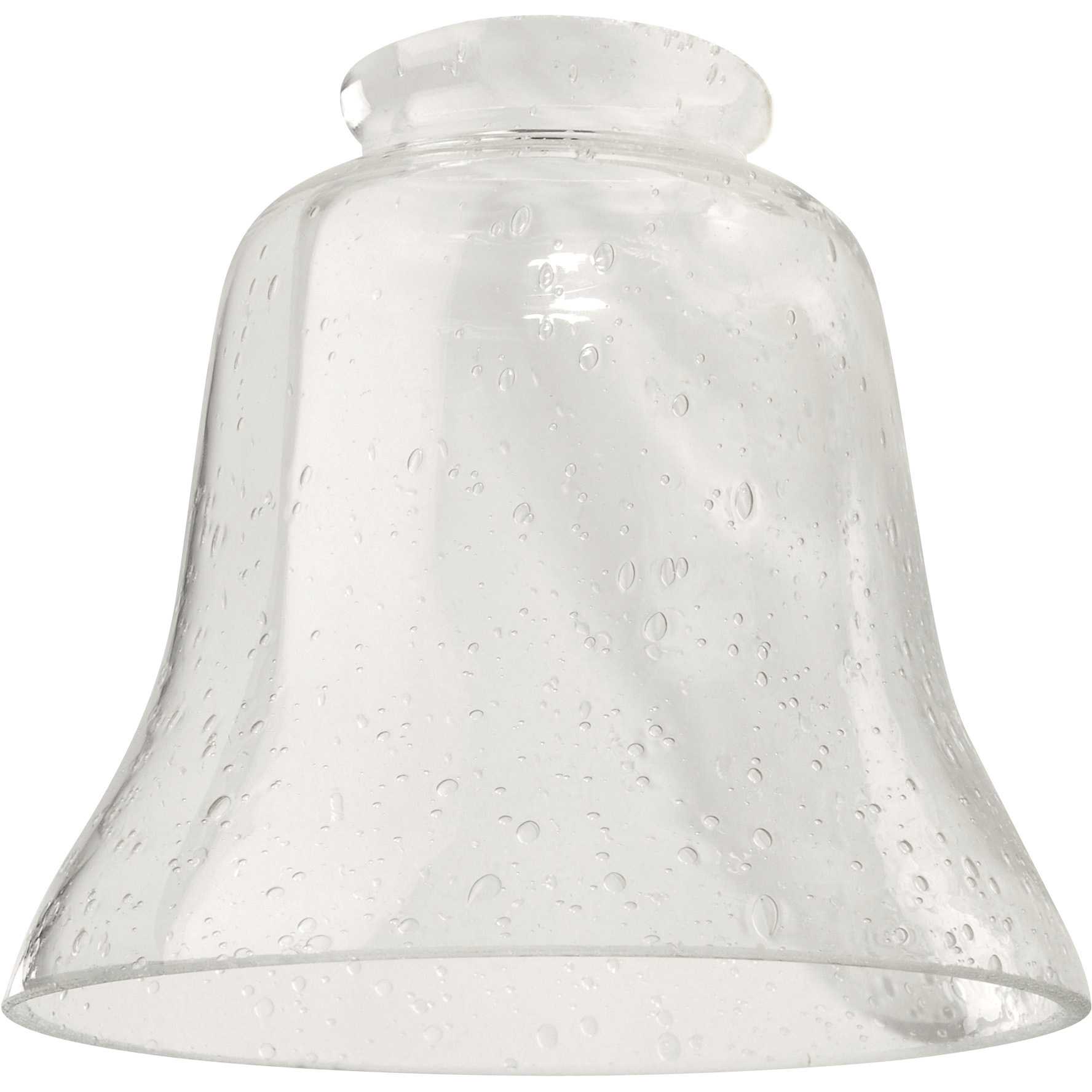 Seeded glass clearance bell shade