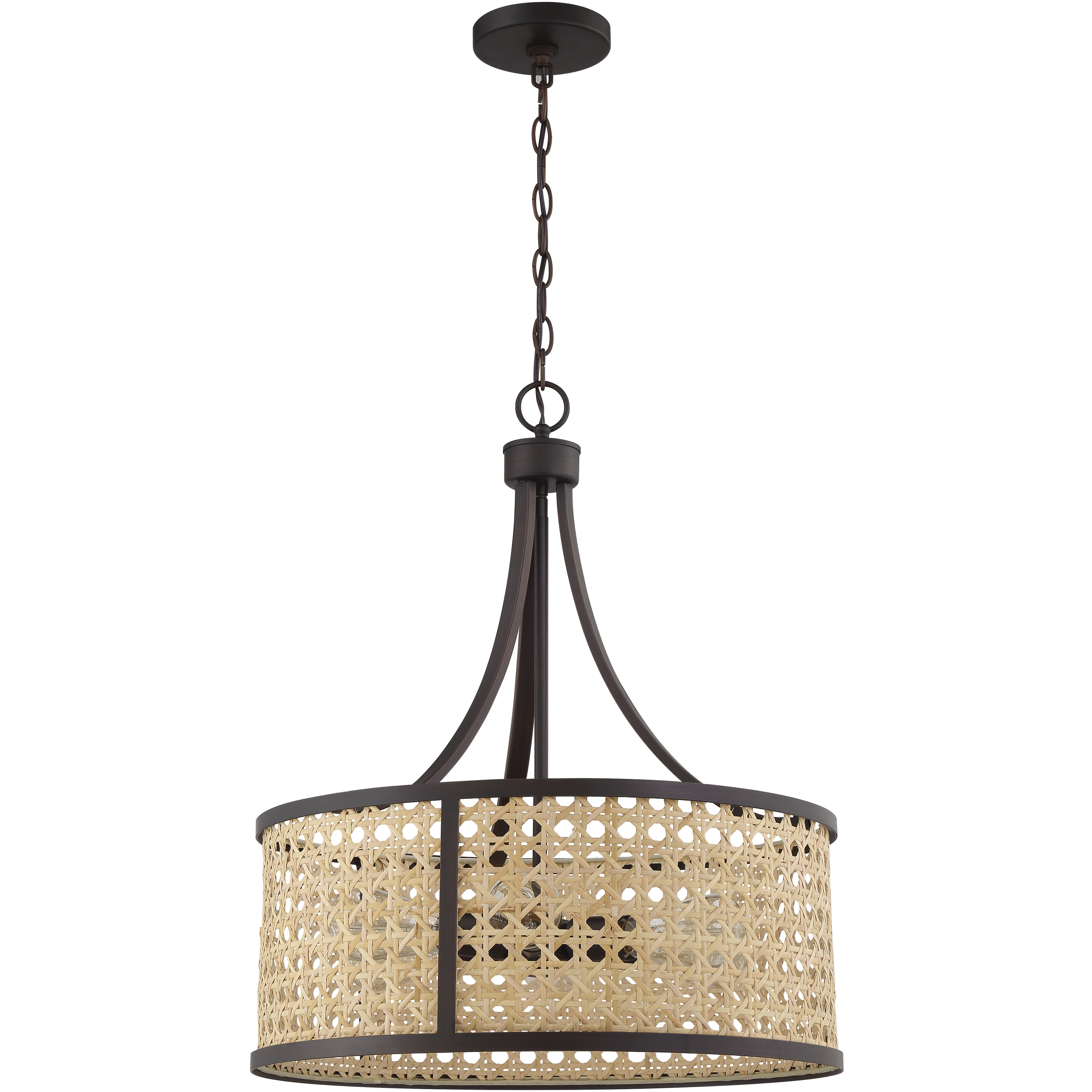 Craftmade 54596-ABZ Malaya 6 Light 20.5 inch Aged Bronze