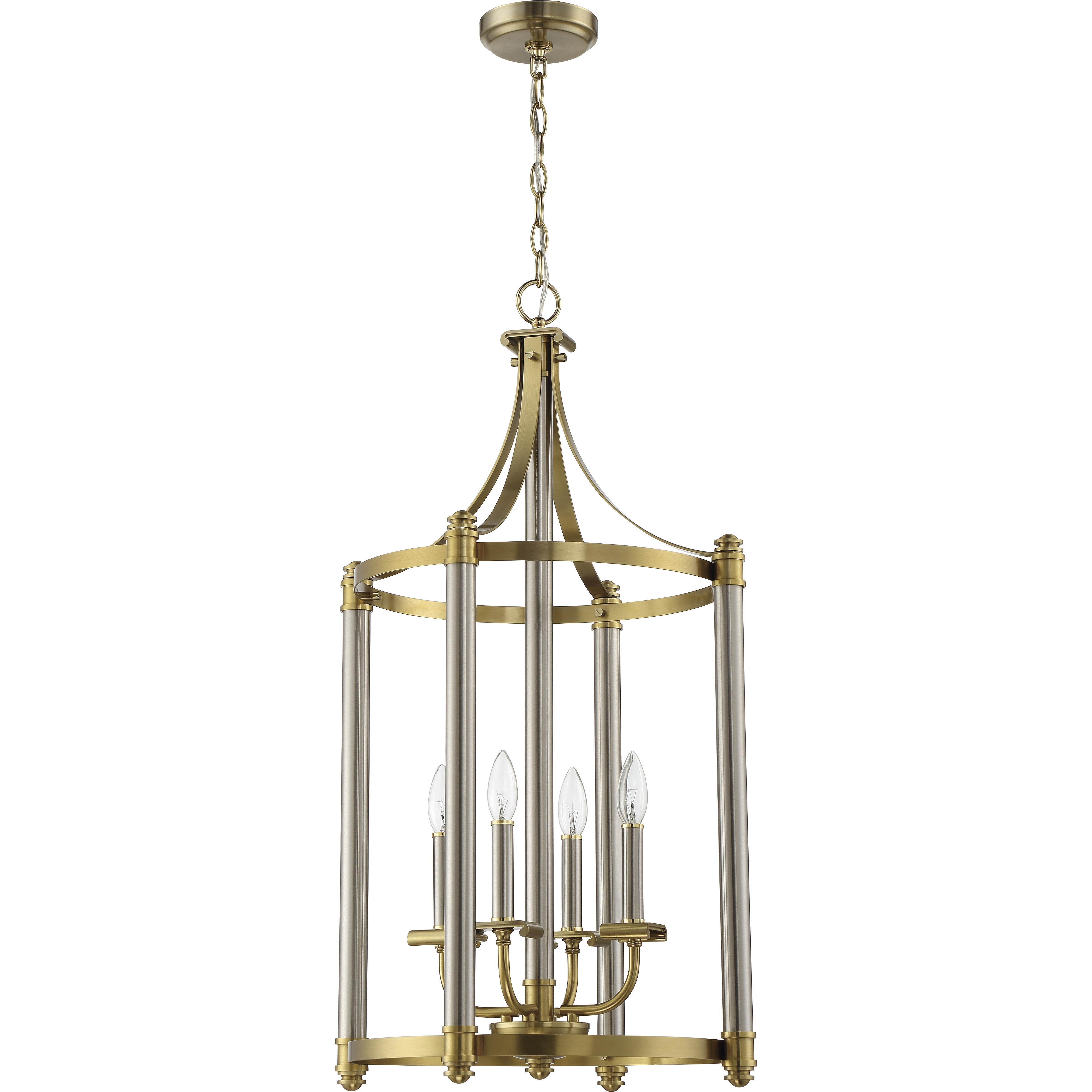 Craftmade 54834-BNKSB Stanza 4 Light 18 inch Brushed