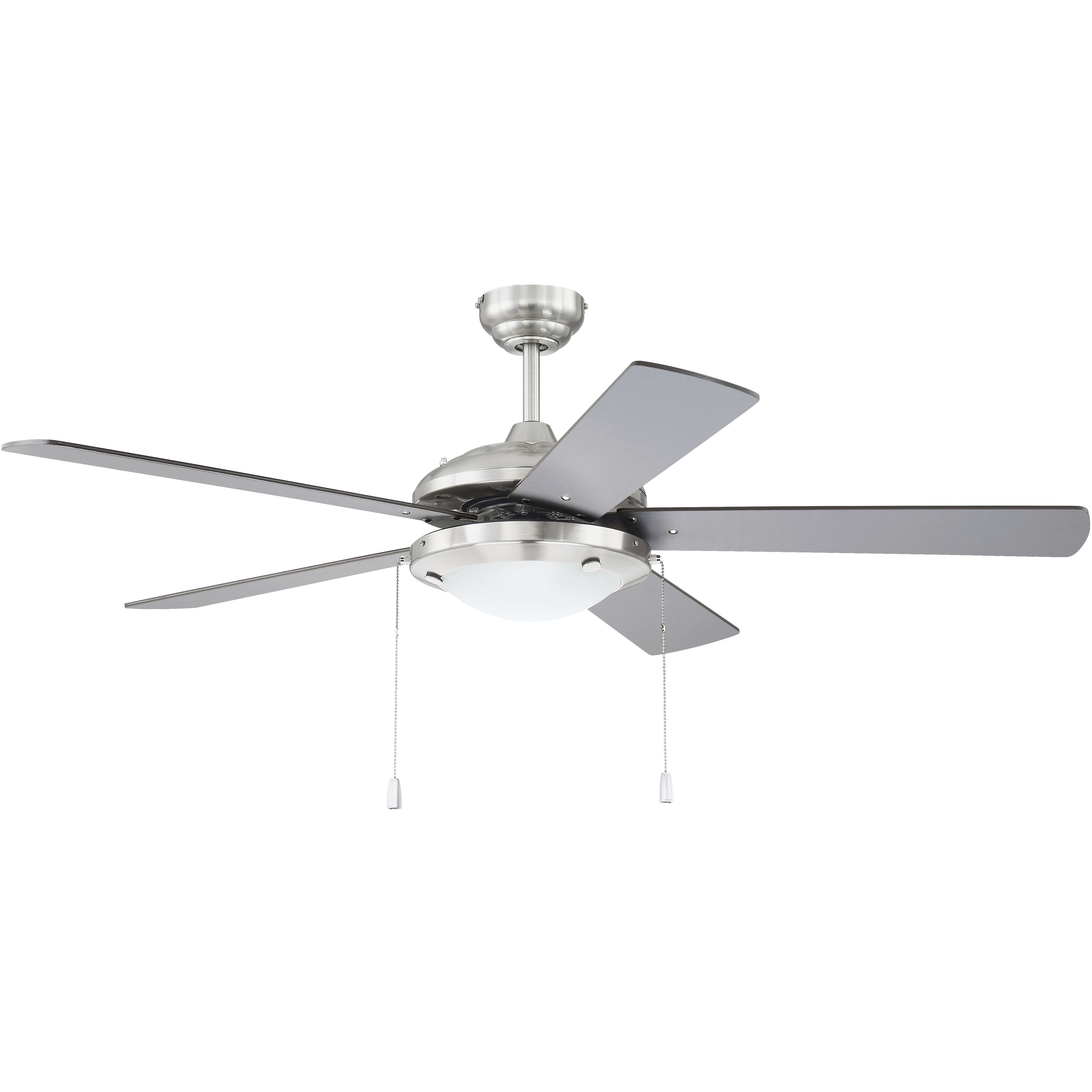 Craftmade NIK52BNK5 Nikia 52 inch Brushed Polished Nickel with