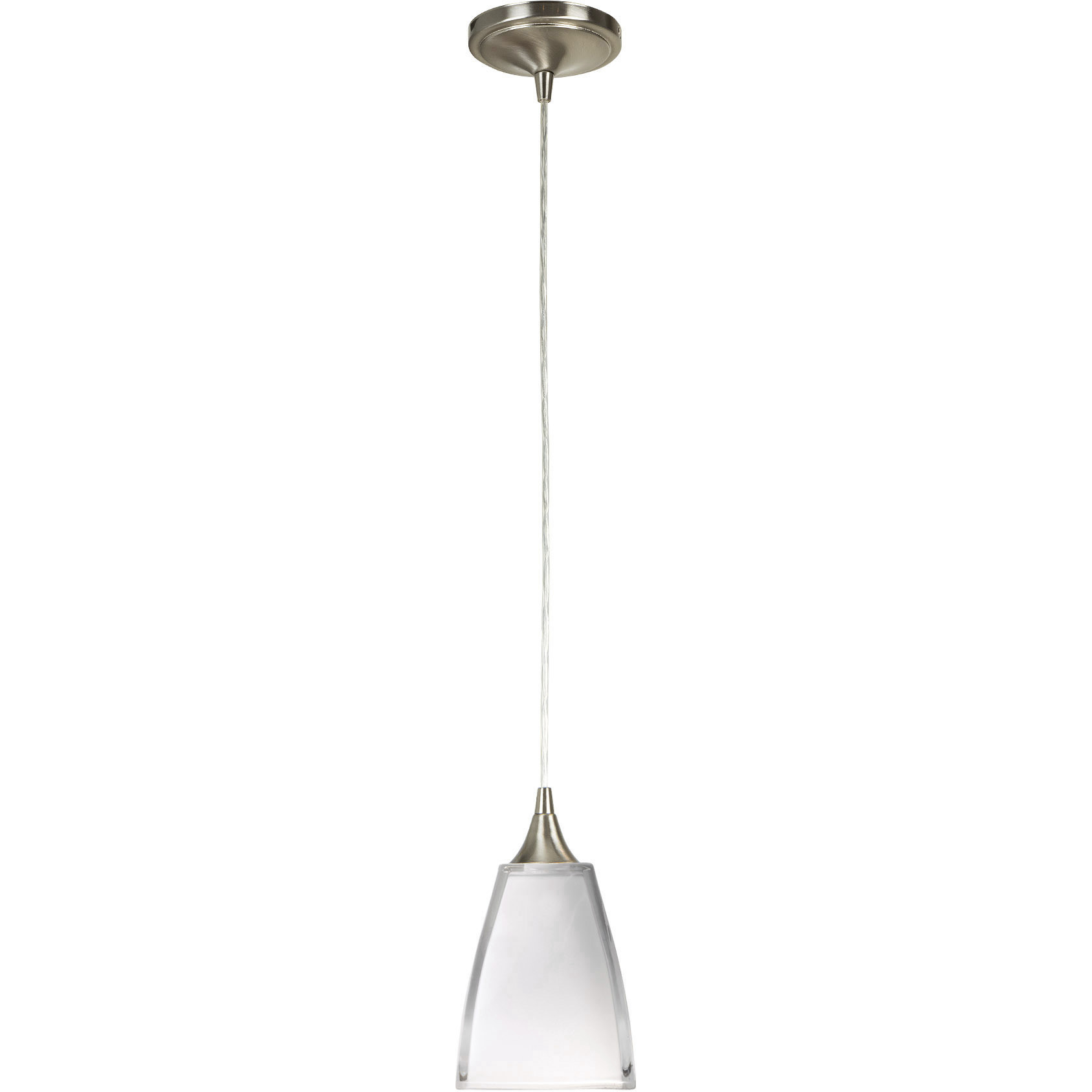 Hue LED 5 inch Polished Nickel Mini Pendant Ceiling Light