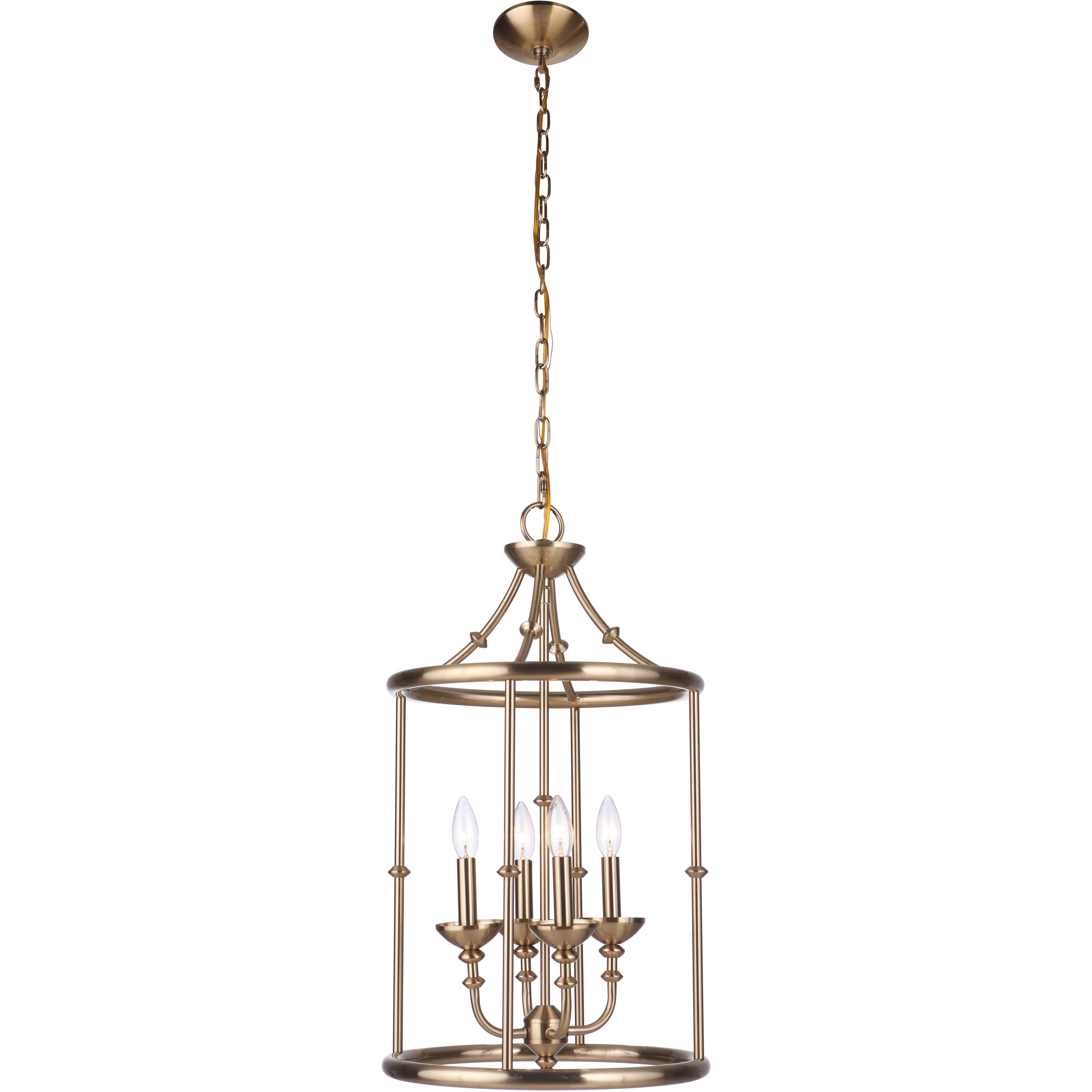 Antique brass foyer light sale