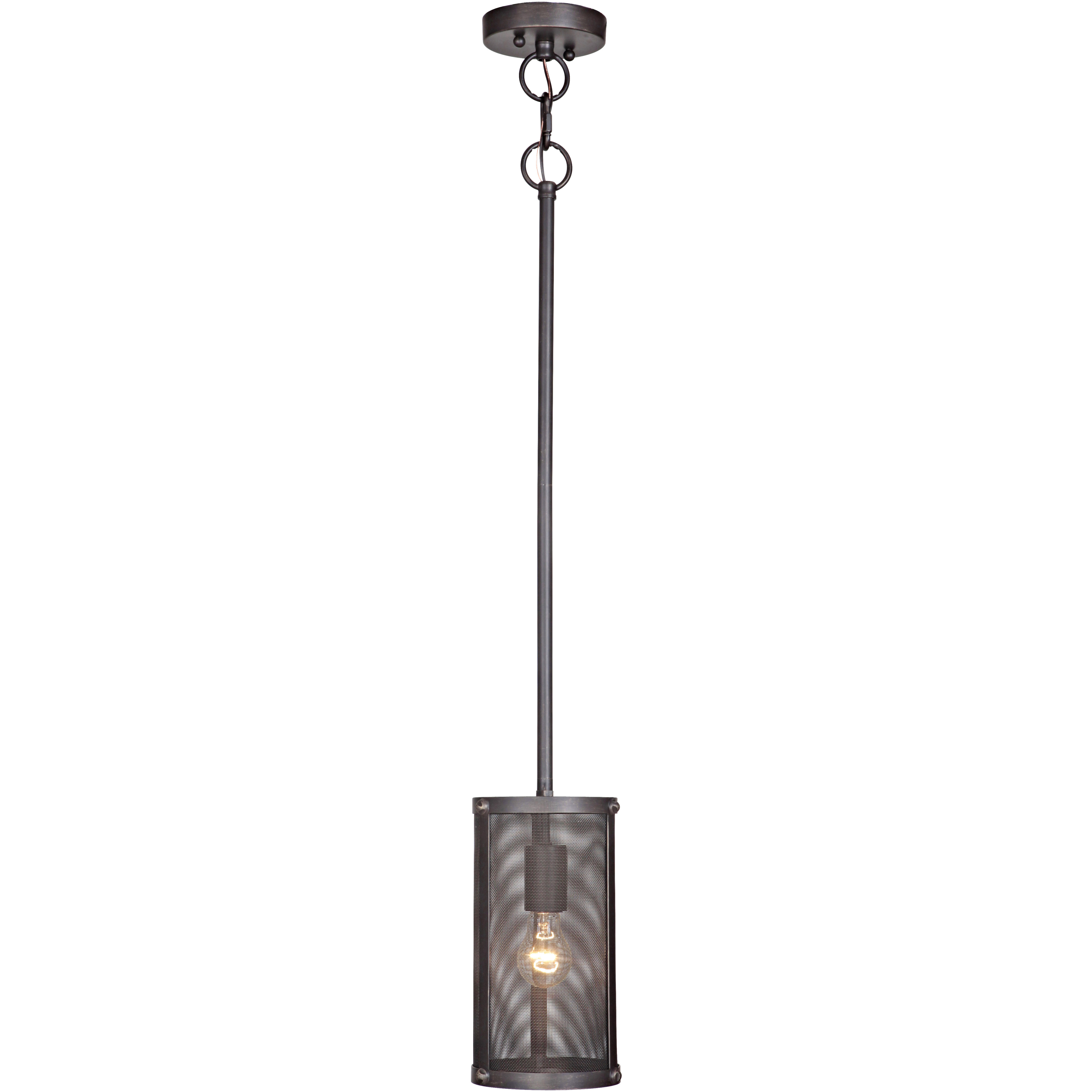 Craftmade | Jeremiah 37191-MBKG Blacksmith 1 Light 6 inch Matte