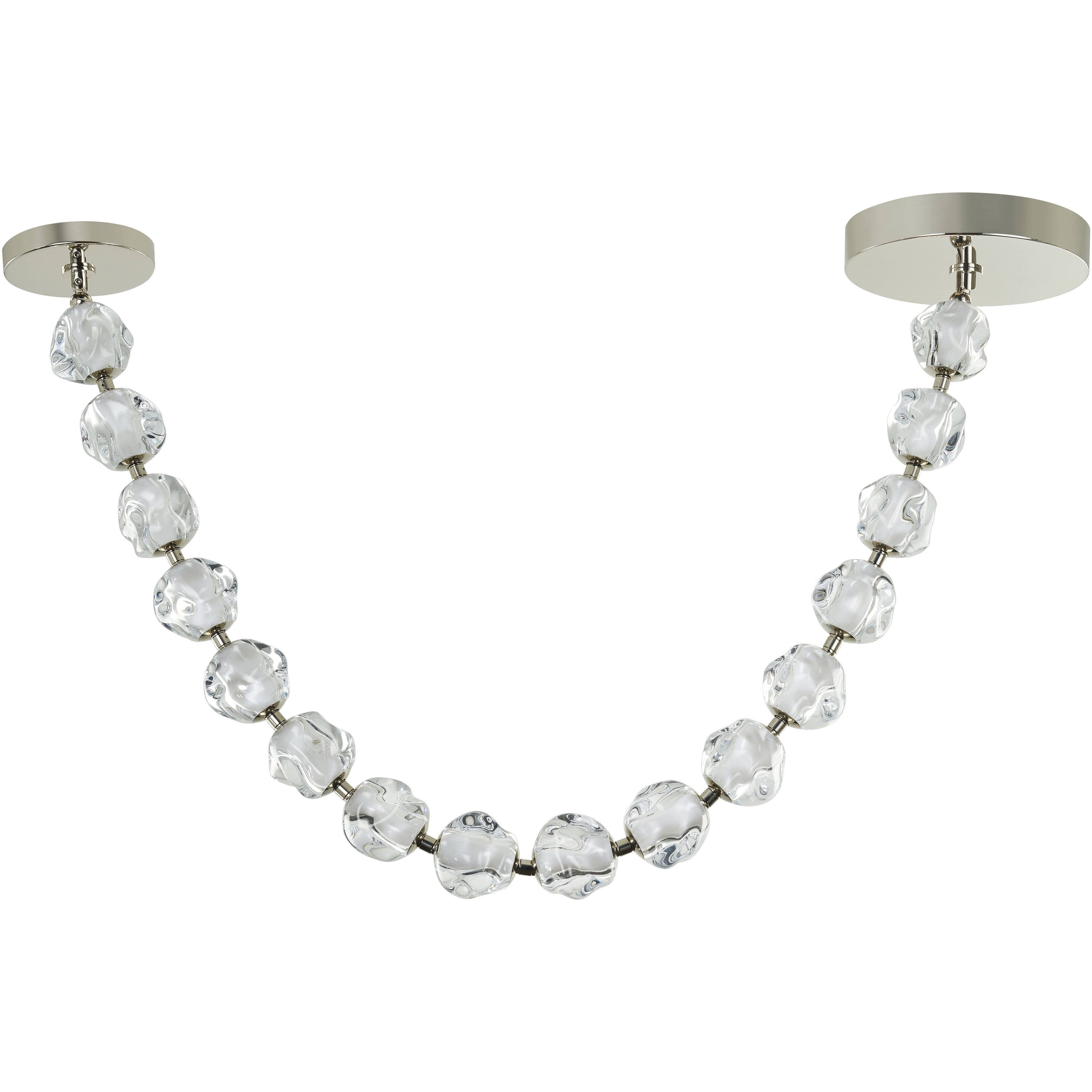 Jackie LED 12.6 inch Polished Nickel Pendant Ceiling Light